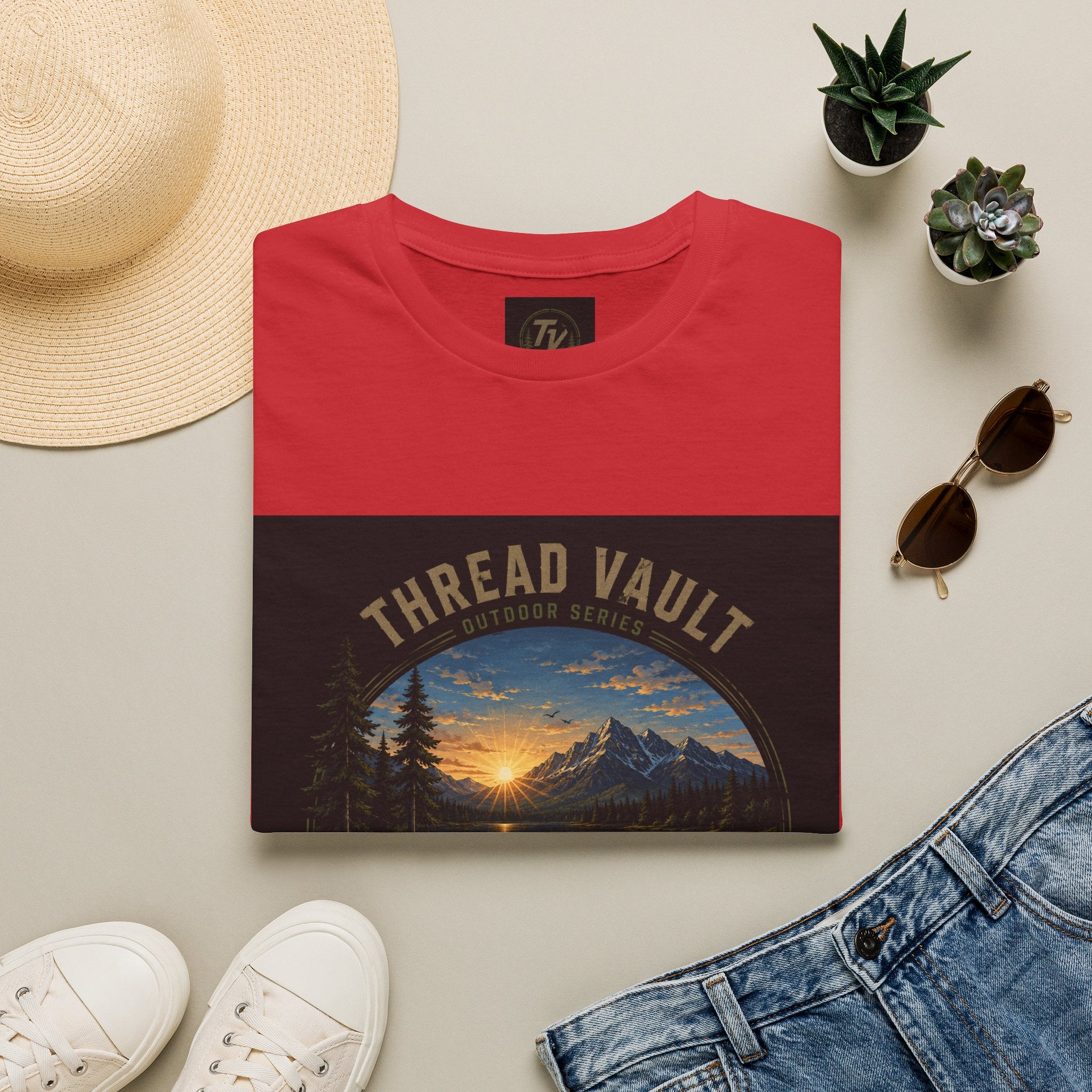 Happy Place | Outdoor Series | TVO-002 | Premium Graphic Tee