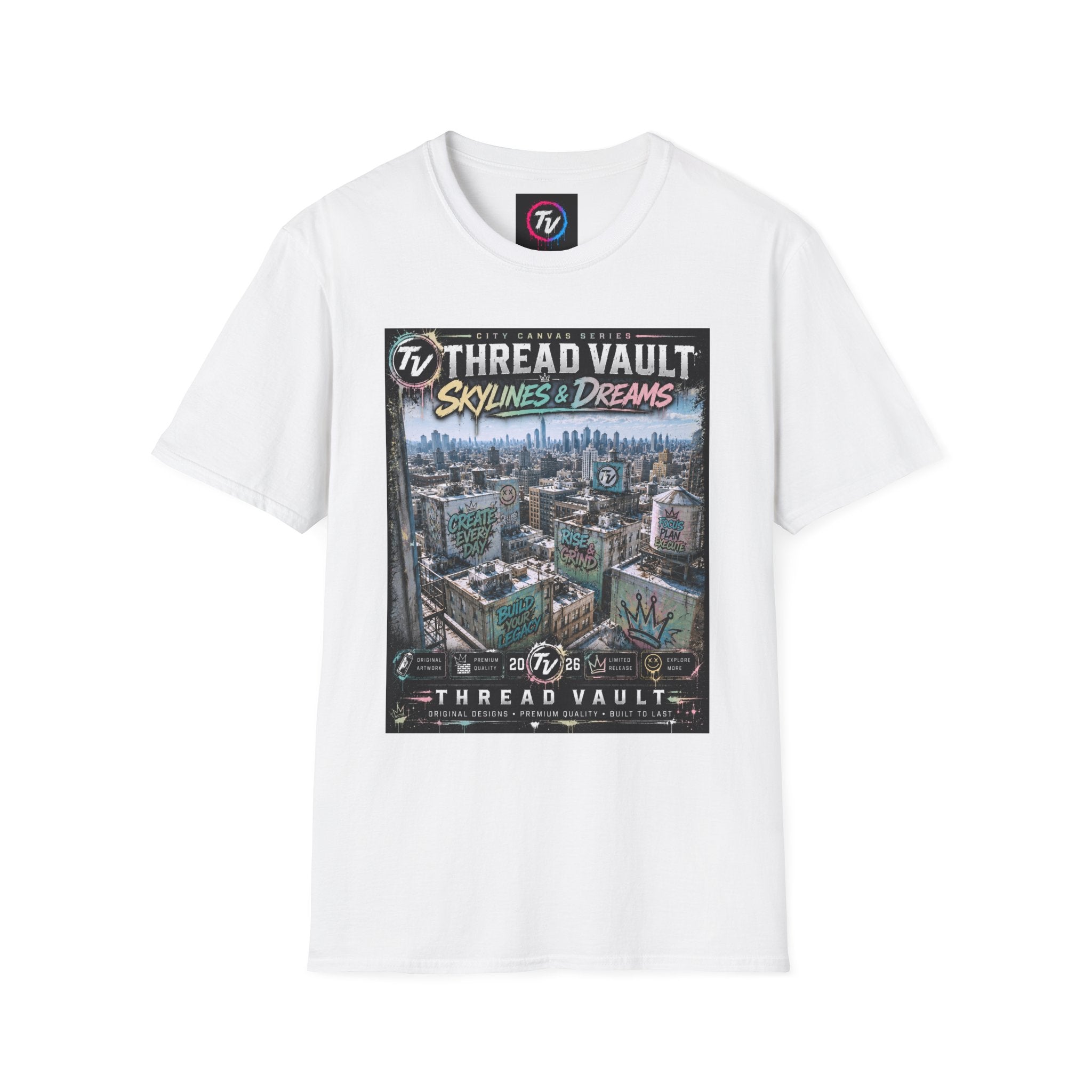 Skylines & Dreams | City Canvas Series | CVC-009 | Premium Graphic Tee