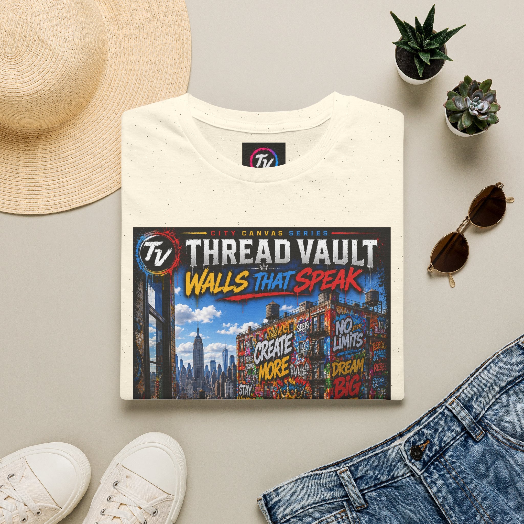 Walls That Speak | City Canvas Series | CVC-010 | Premium Graphic Tee