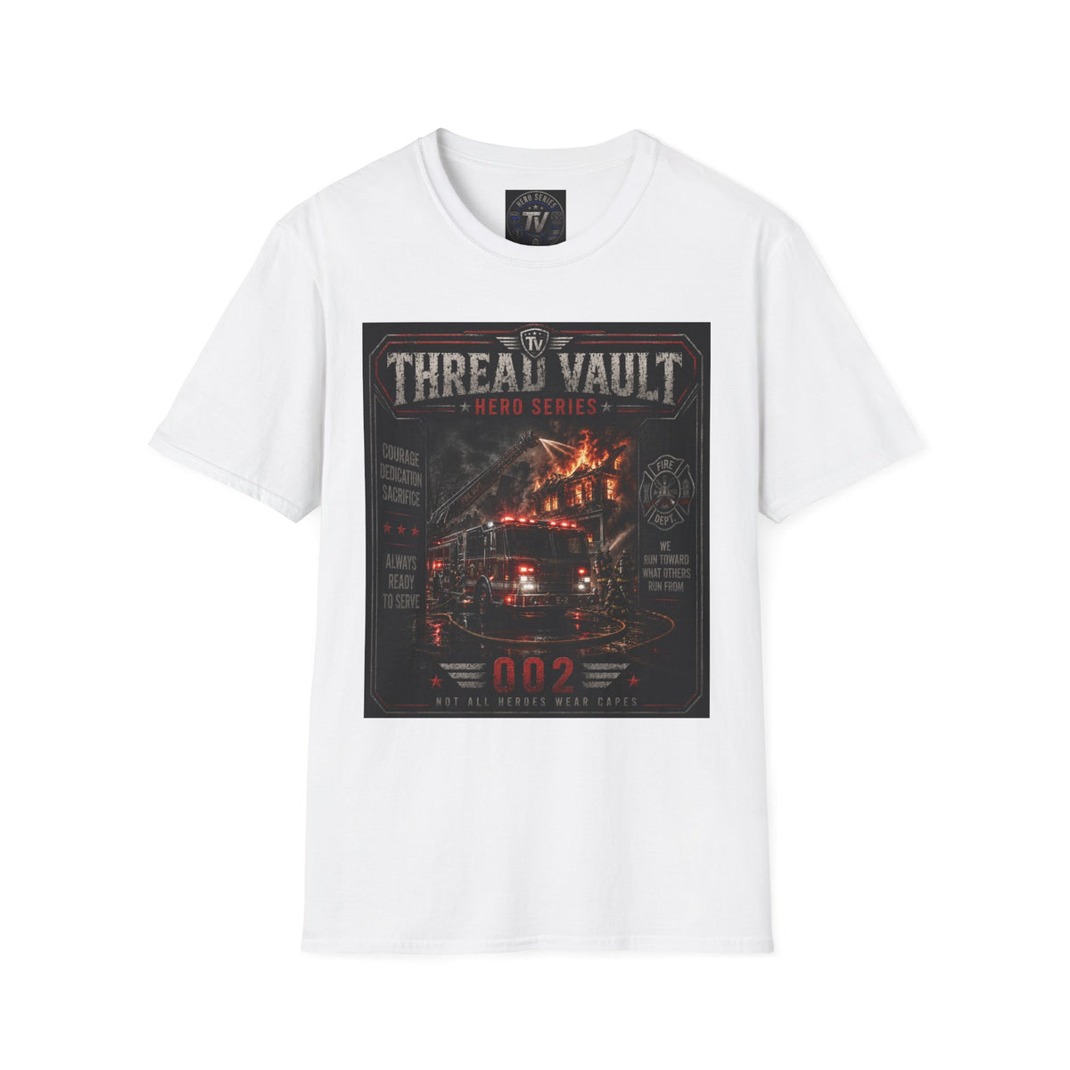 Into the Flames | Hero Series | TVHR-002 | Premium Graphic Tee