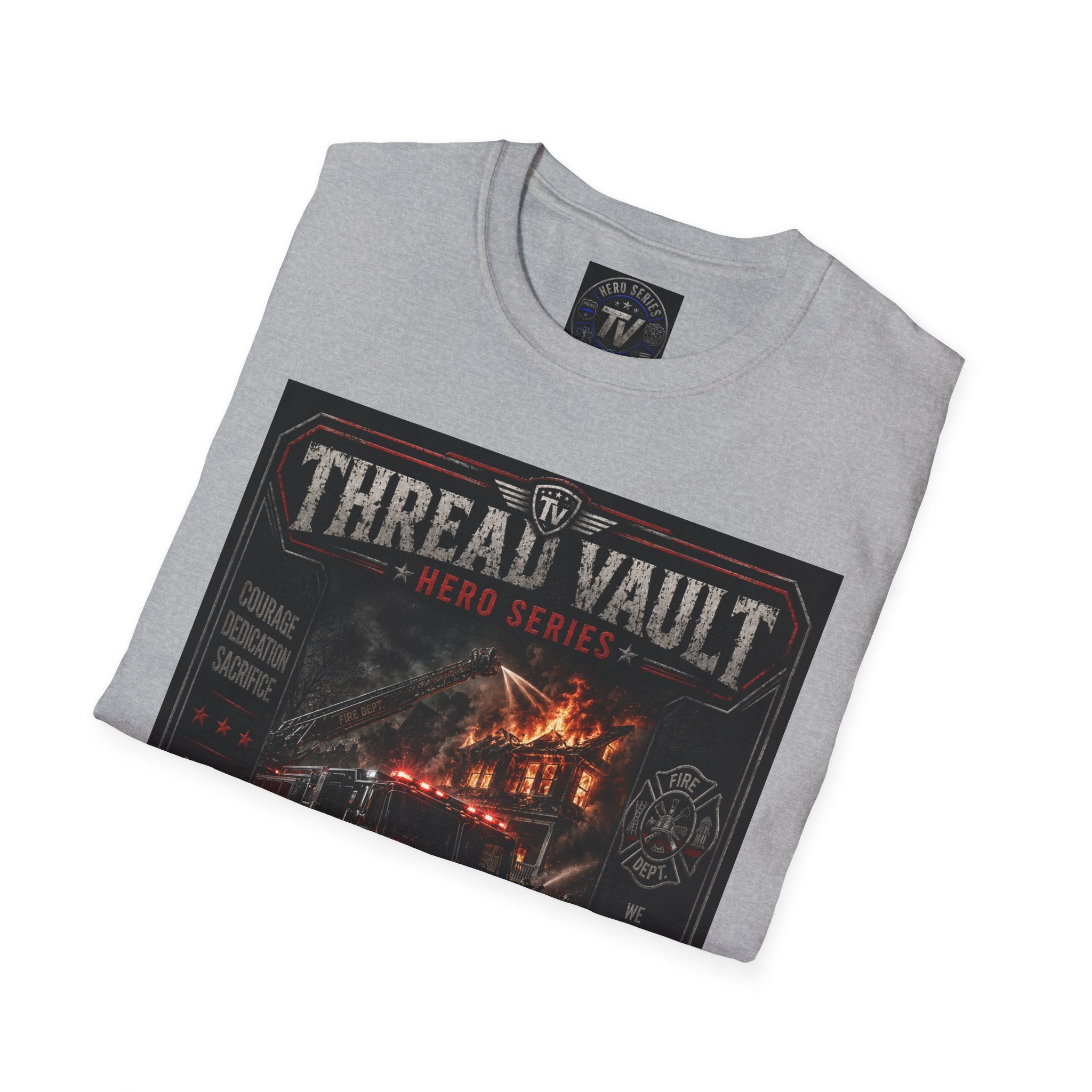 Into the Flames | Hero Series | TVHR-002 | Premium Graphic Tee