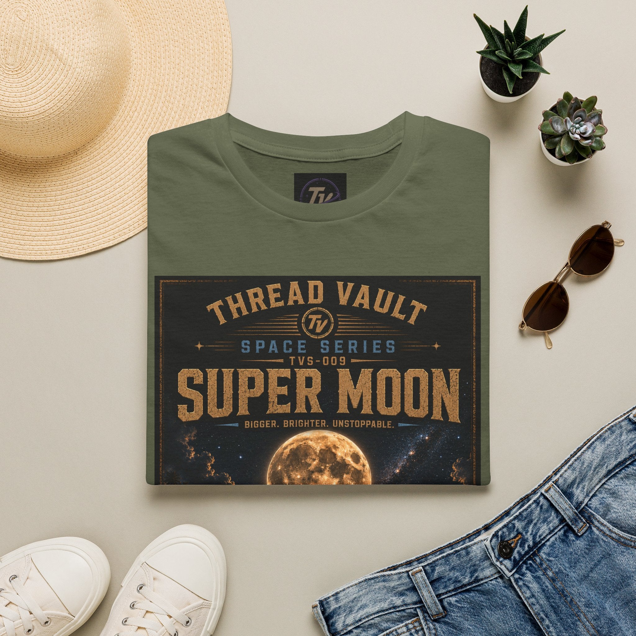 Super Moon | Space Series | TVS-009 | Premium Graphic Tee