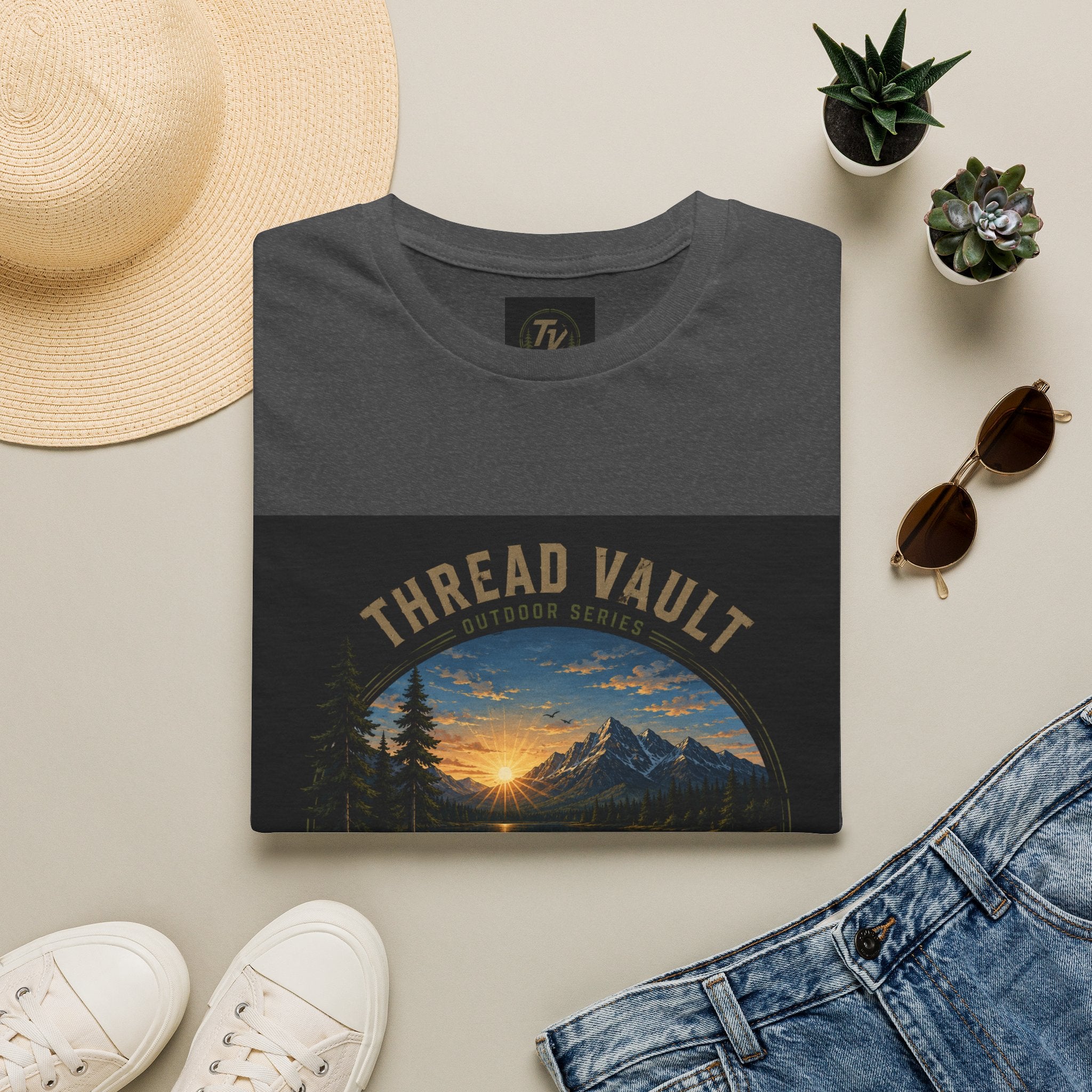 Happy Place | Outdoor Series | TVO-002 | Premium Graphic Tee