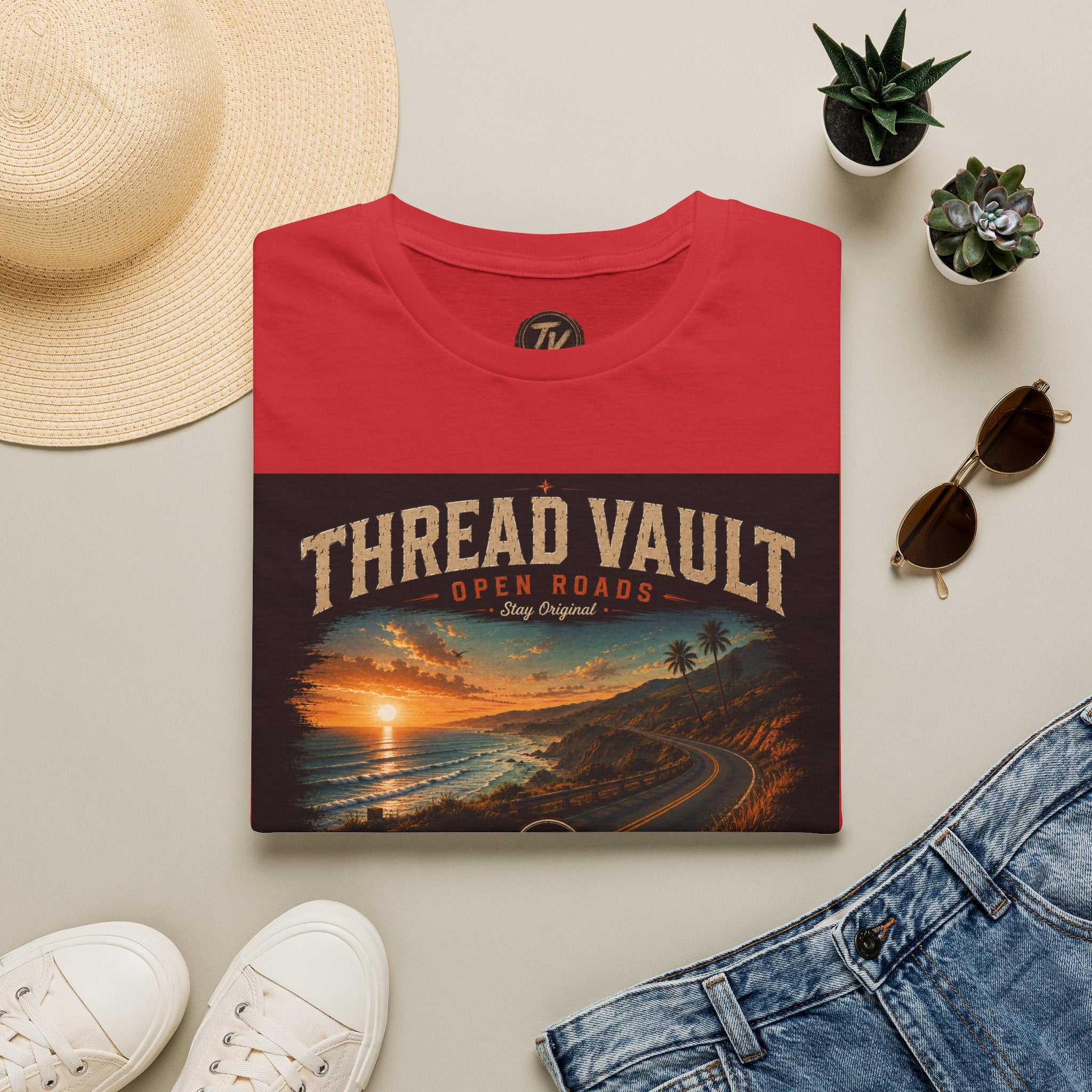 Open Roads | Signature Series | TVC-004 | Premium Graphic Tee