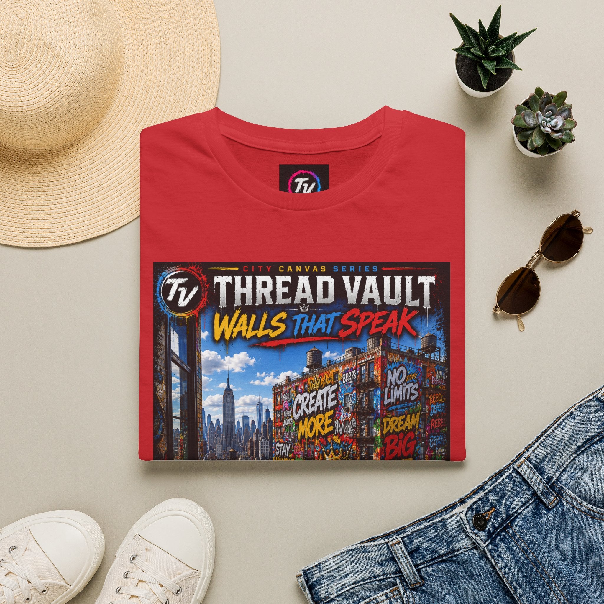 Walls That Speak | City Canvas Series | CVC-010 | Premium Graphic Tee