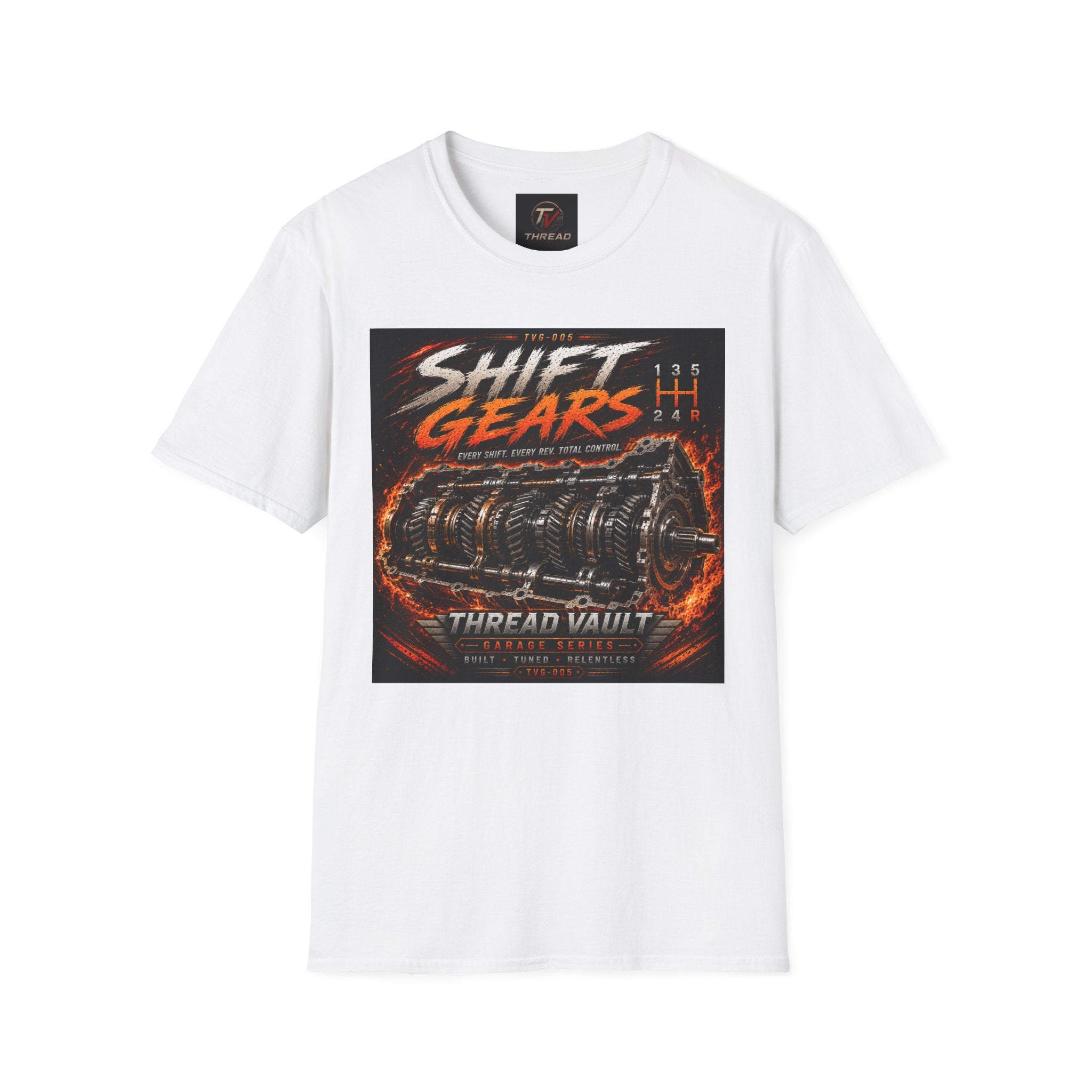 Shift Gears | Garage Series | TVG-005 | Premium Graphic Tee