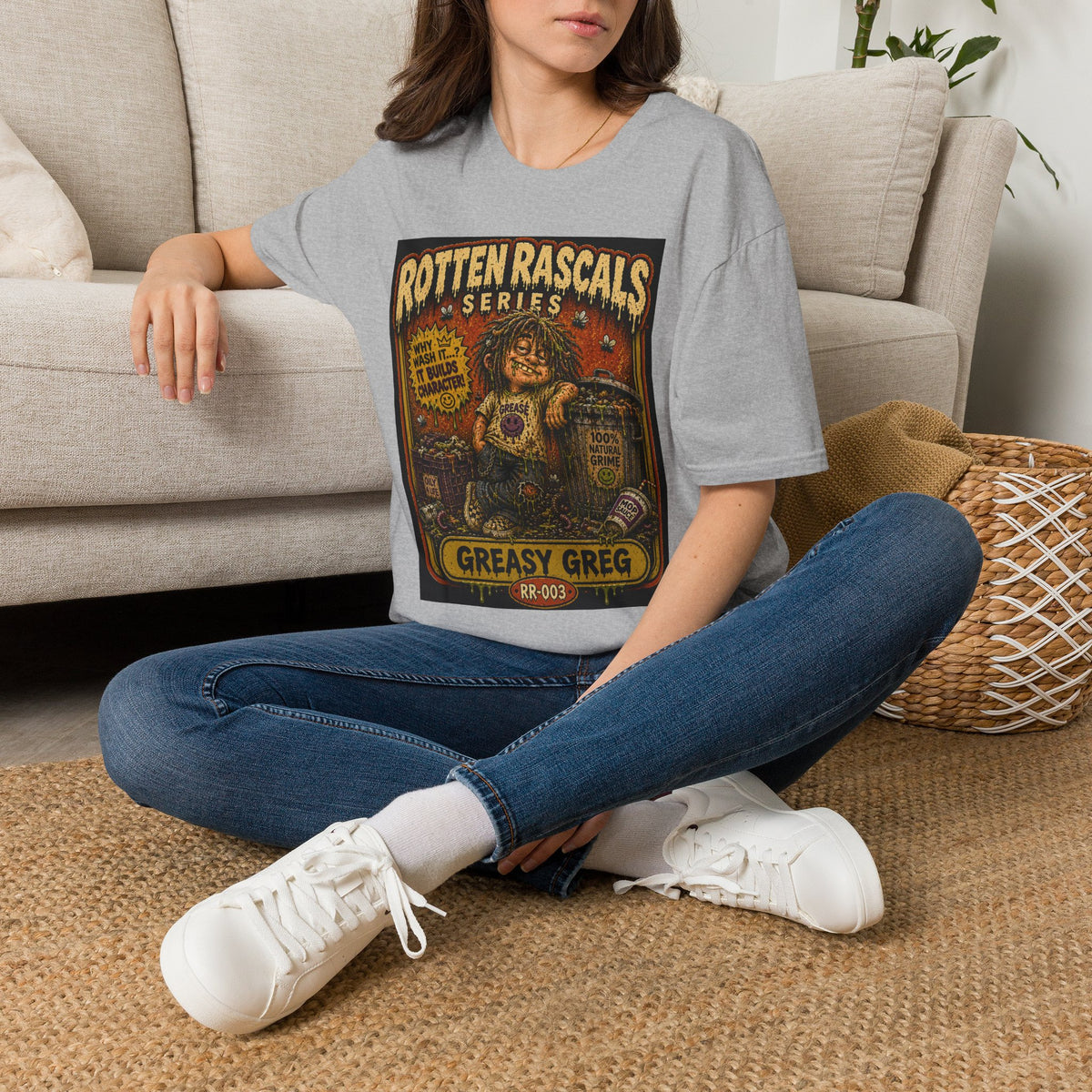 Greasy Greg | Rotten Rascals Series | RR-003 | Premium Graphic Tee