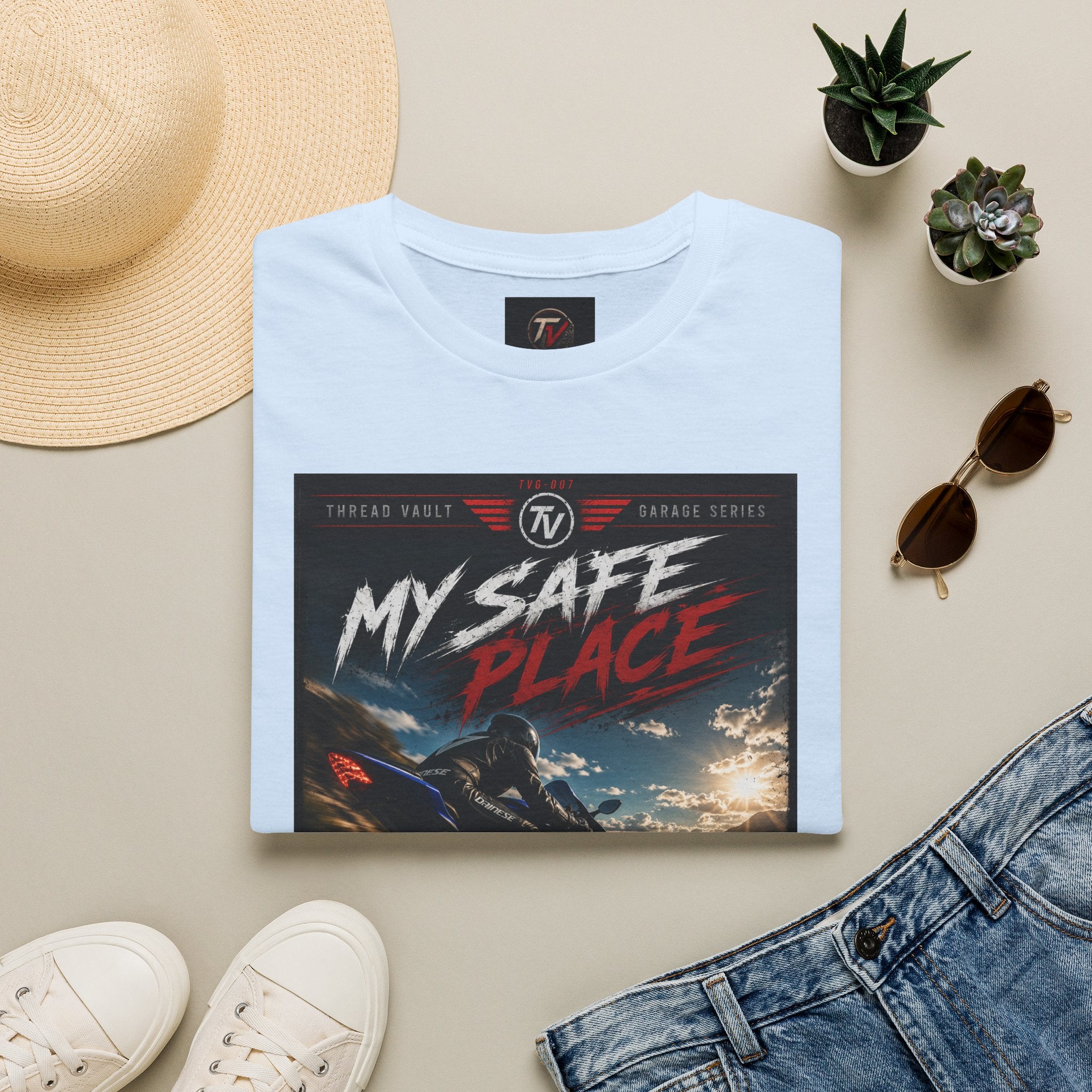 My Safe Place | Garage Series | TVG-007 | Premium Graphic Tee