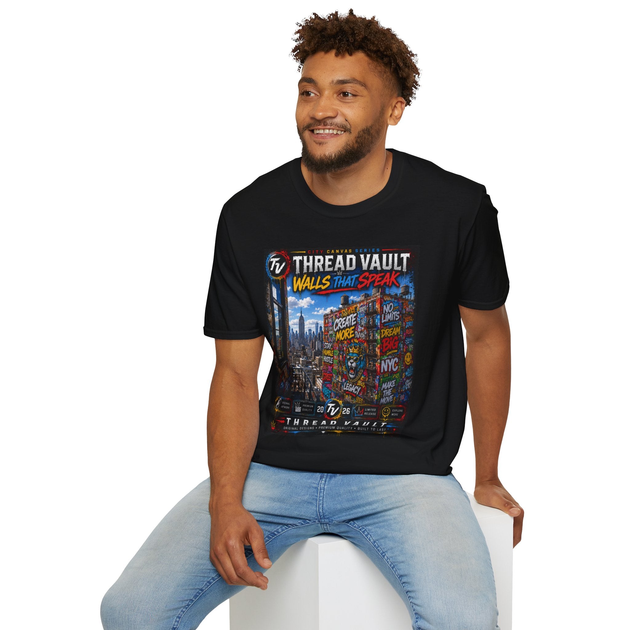 Walls That Speak | City Canvas Series | CVC-010 | Premium Graphic Tee