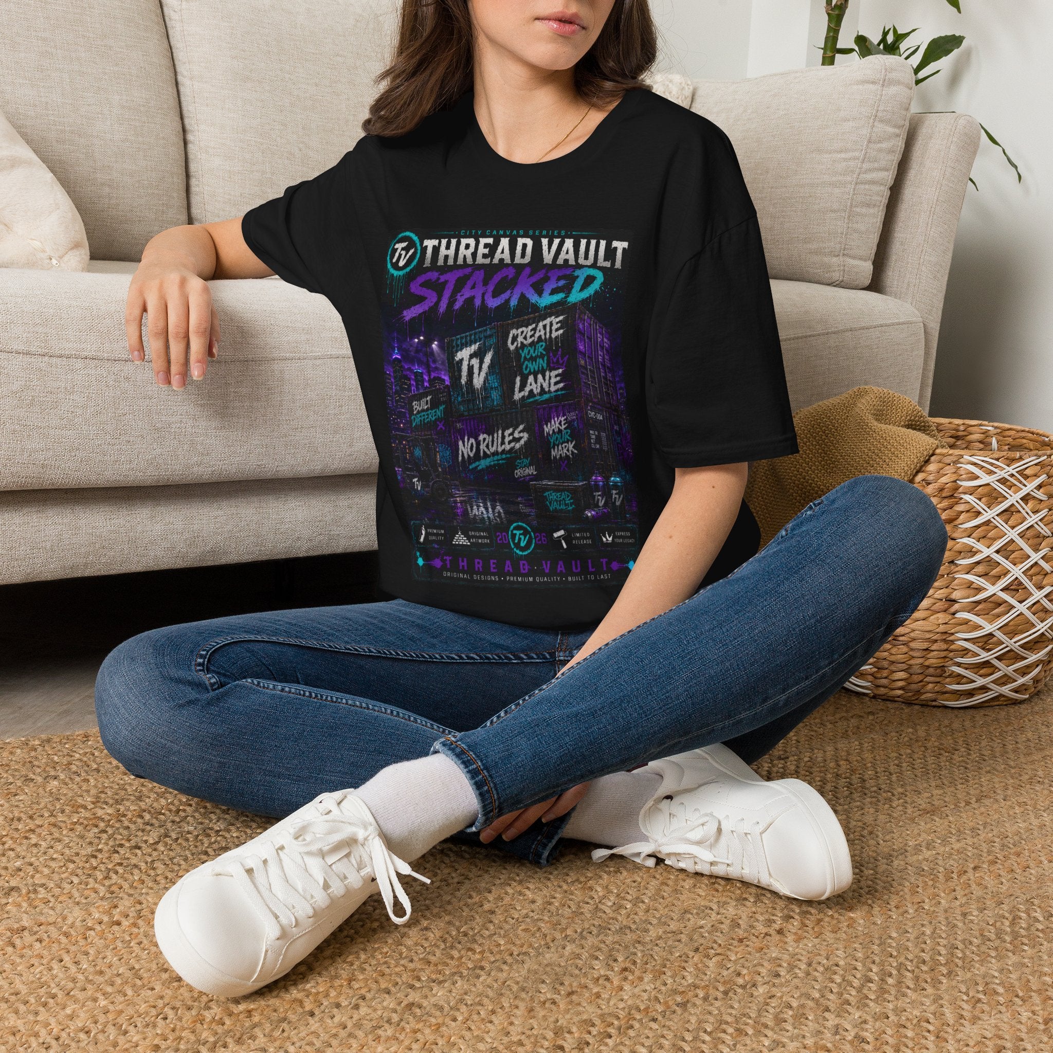 Stacked | City Canvas Series | CVC-004 | Premium Graphic Tee