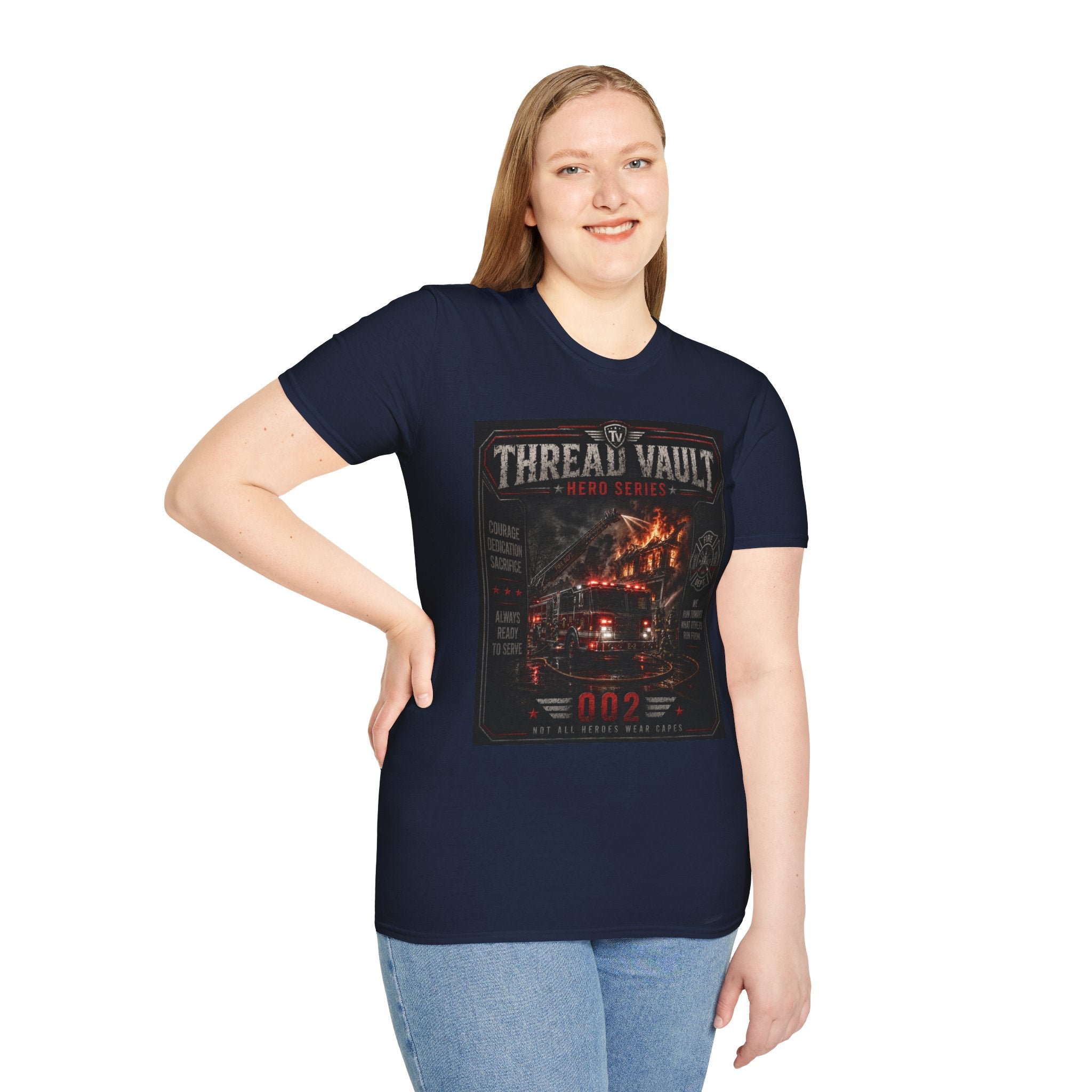 Into the Flames | Hero Series | TVHR-002 | Premium Graphic Tee