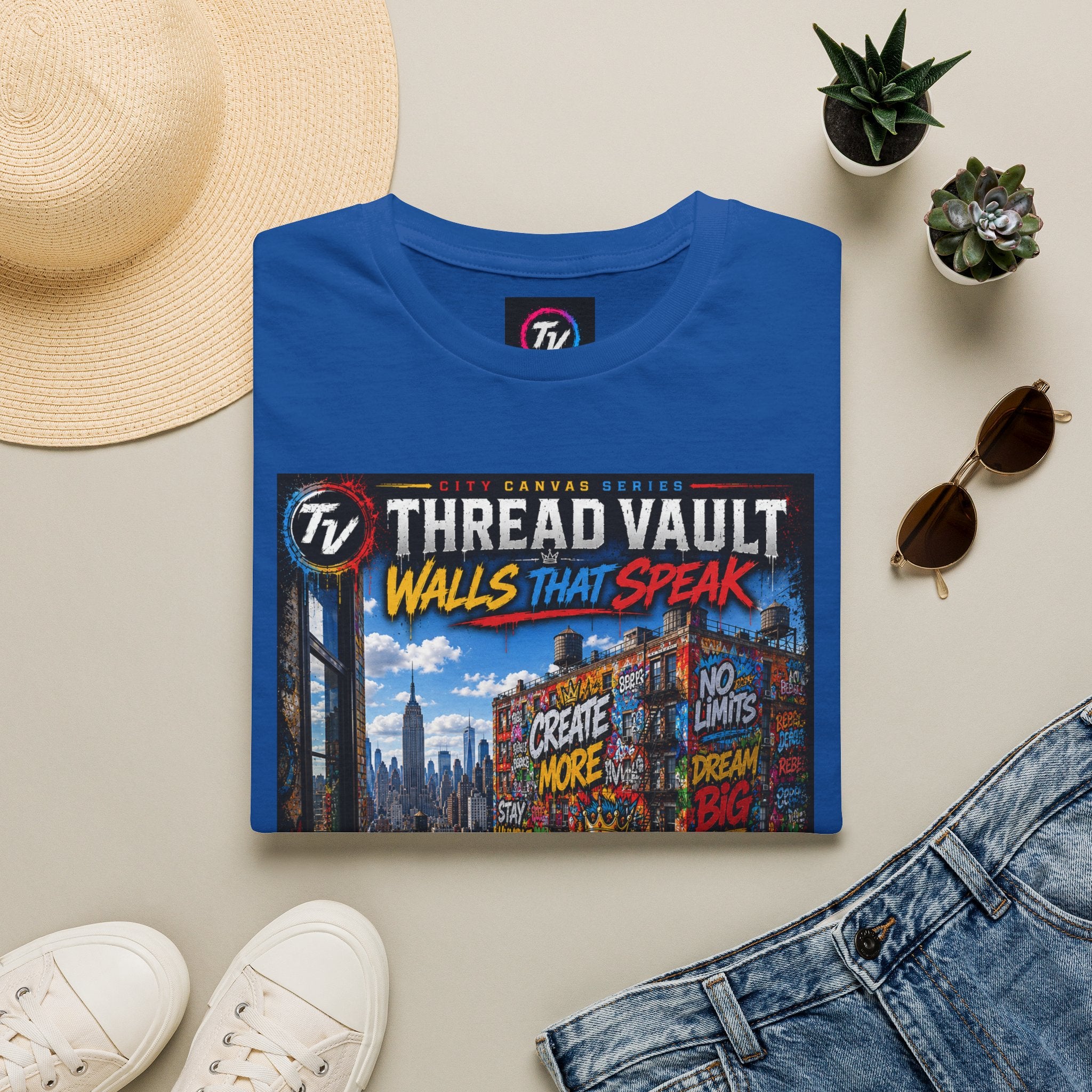 Walls That Speak | City Canvas Series | CVC-010 | Premium Graphic Tee