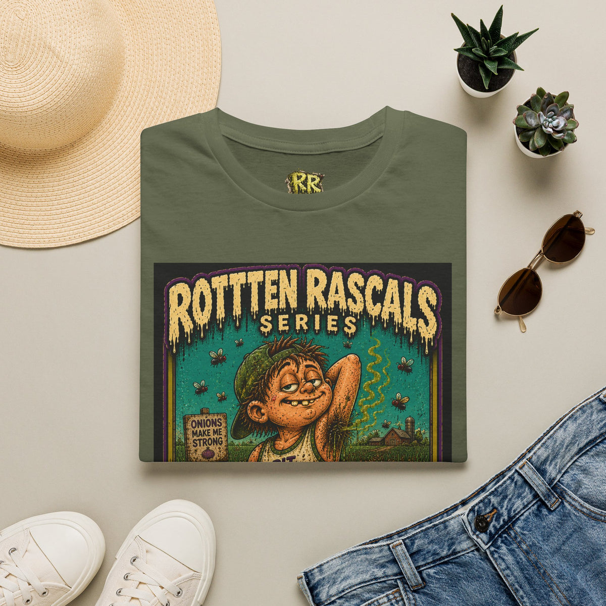 Onion Oscar | Rotten Rascals Series | RR-004 | Premium Graphic Tee