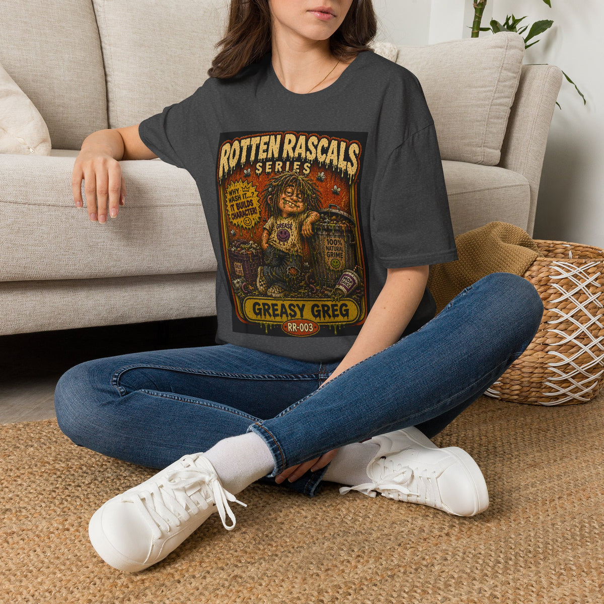 Greasy Greg | Rotten Rascals Series | RR-003 | Premium Graphic Tee