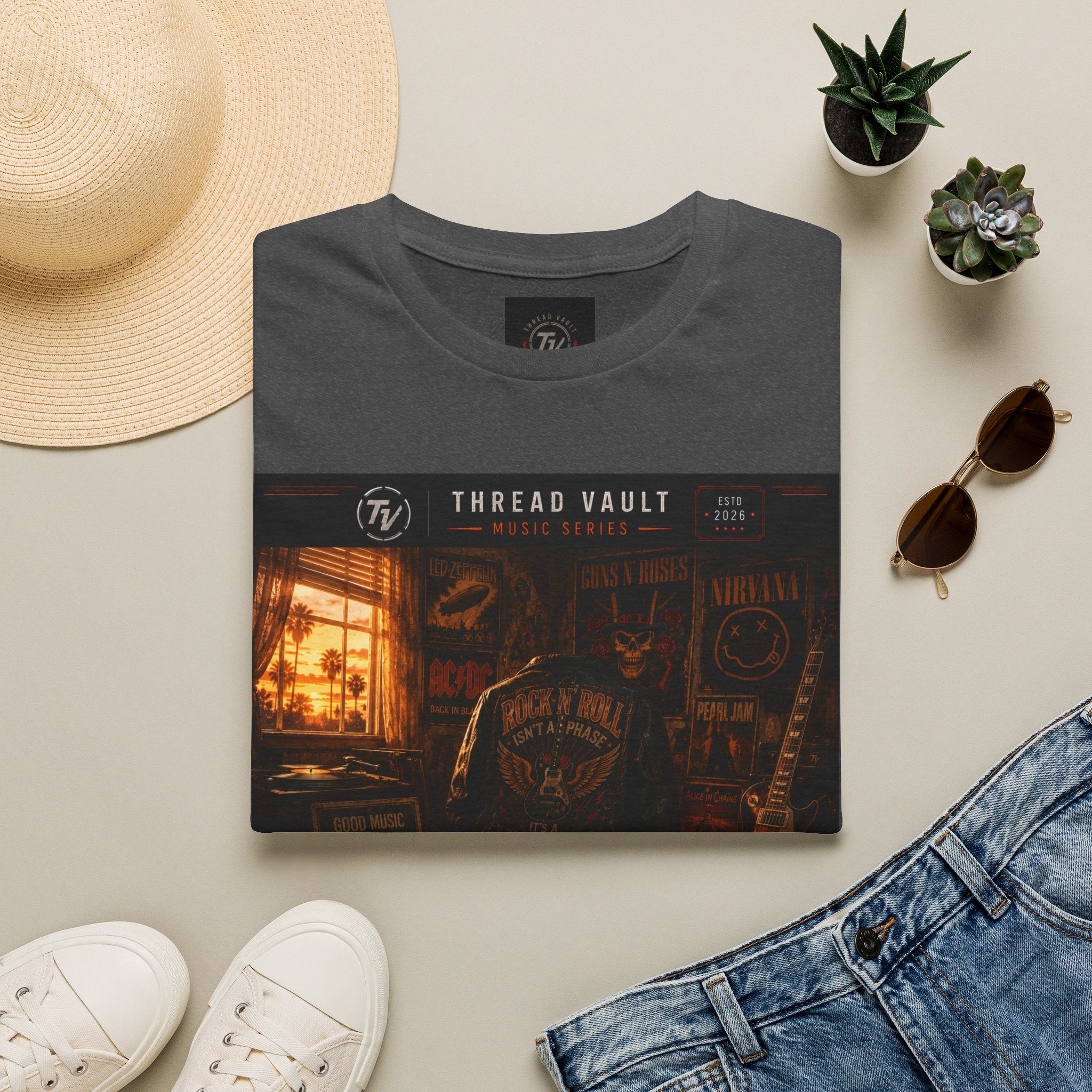 Long Live Rock & Roll | Music Series | TVM-003 | Premium Graphic Tee