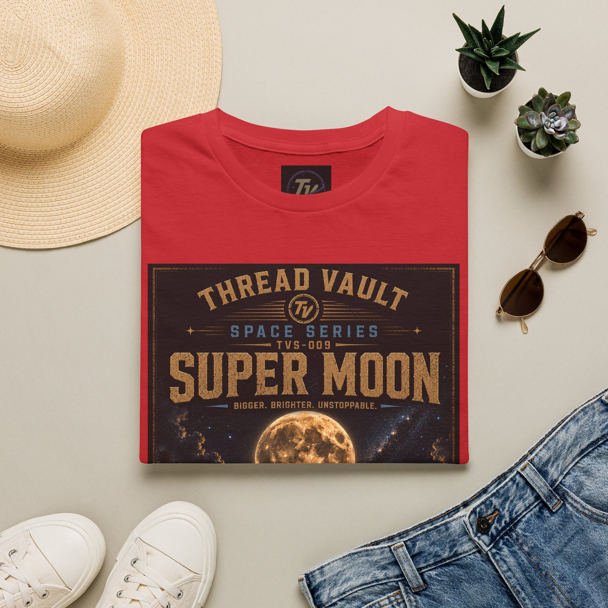 Super Moon | Space Series | TVS-009 | Premium Graphic Tee