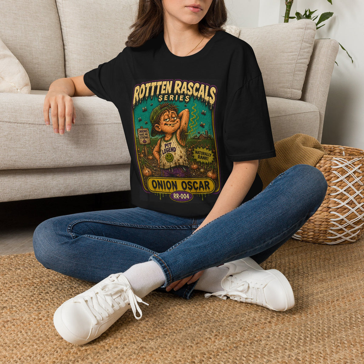 Onion Oscar | Rotten Rascals Series | RR-004 | Premium Graphic Tee