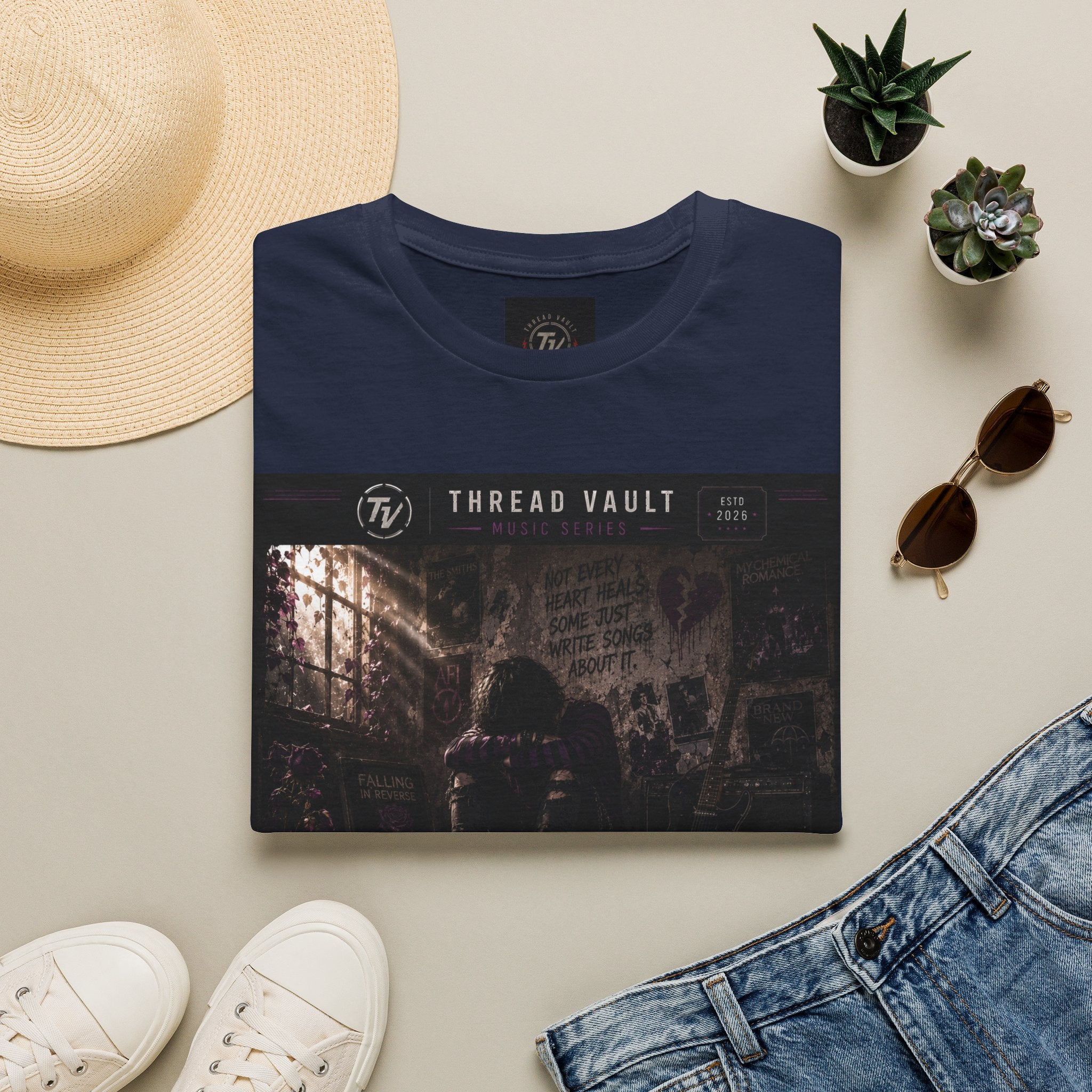 Broken Echoes | Music Series | TVM-002 | Premium Graphic Tee