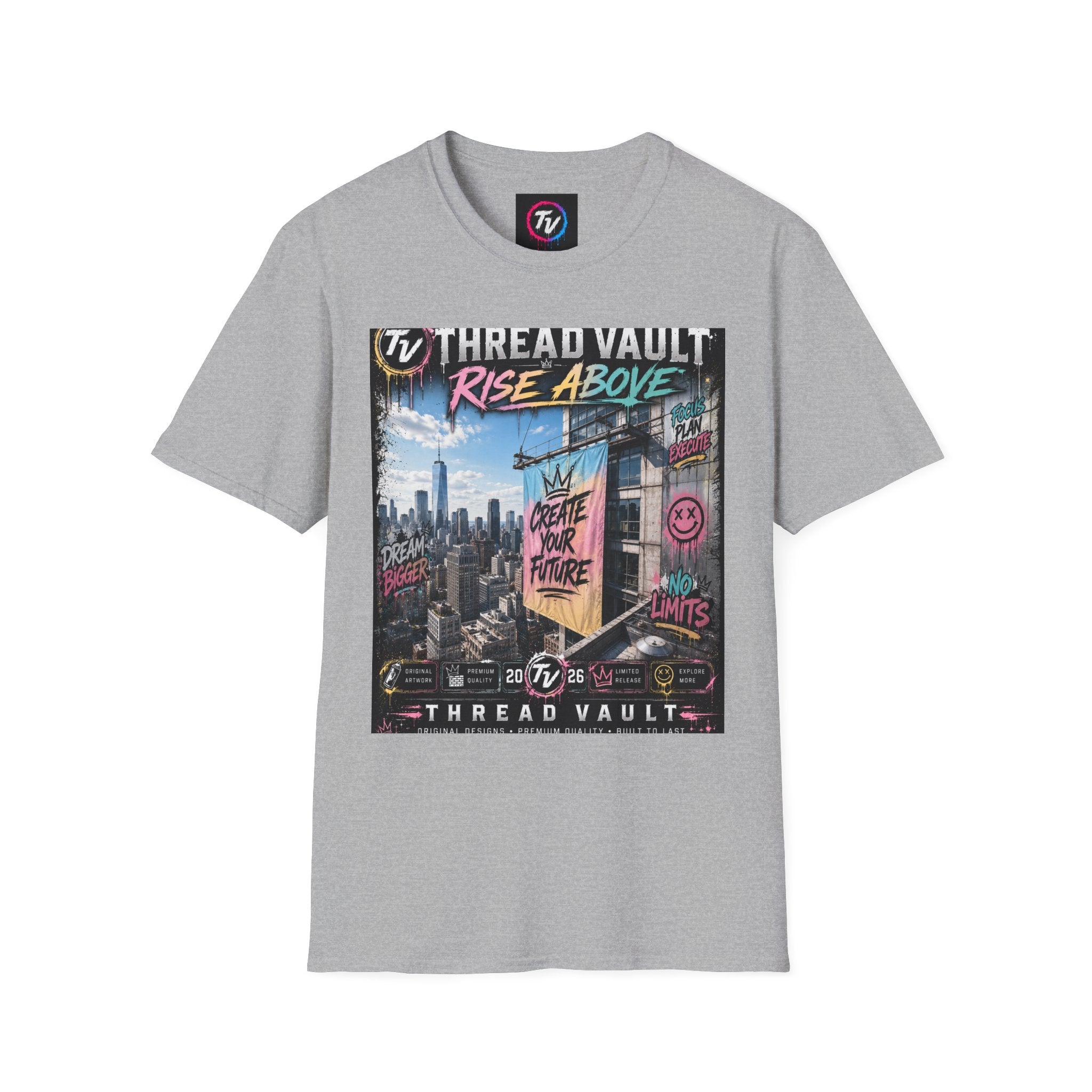 Rise Above | City Canvas Series | CVC-008 | Premium Graphic Tee
