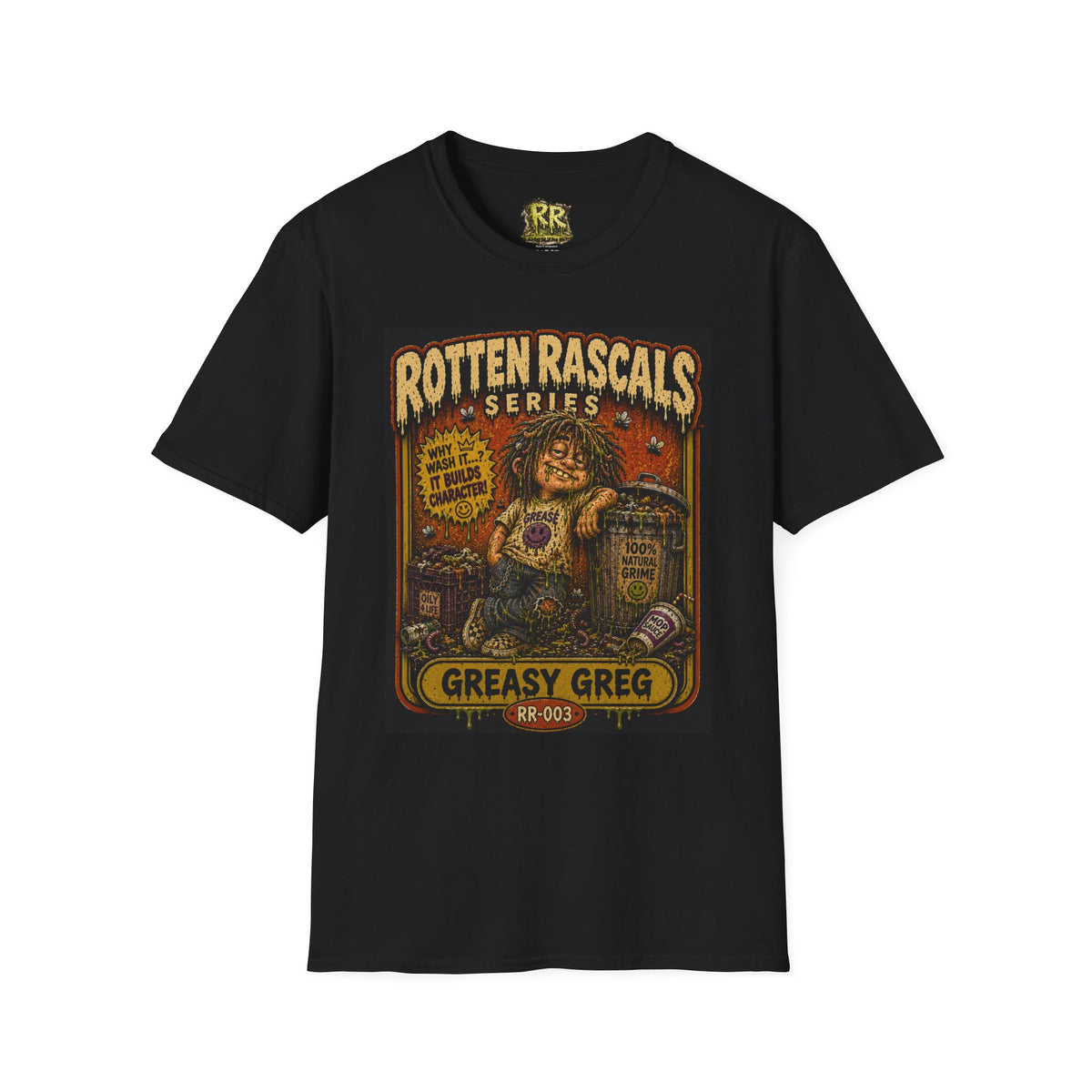 Greasy Greg | Rotten Rascals Series | RR-003 | Premium Graphic Tee