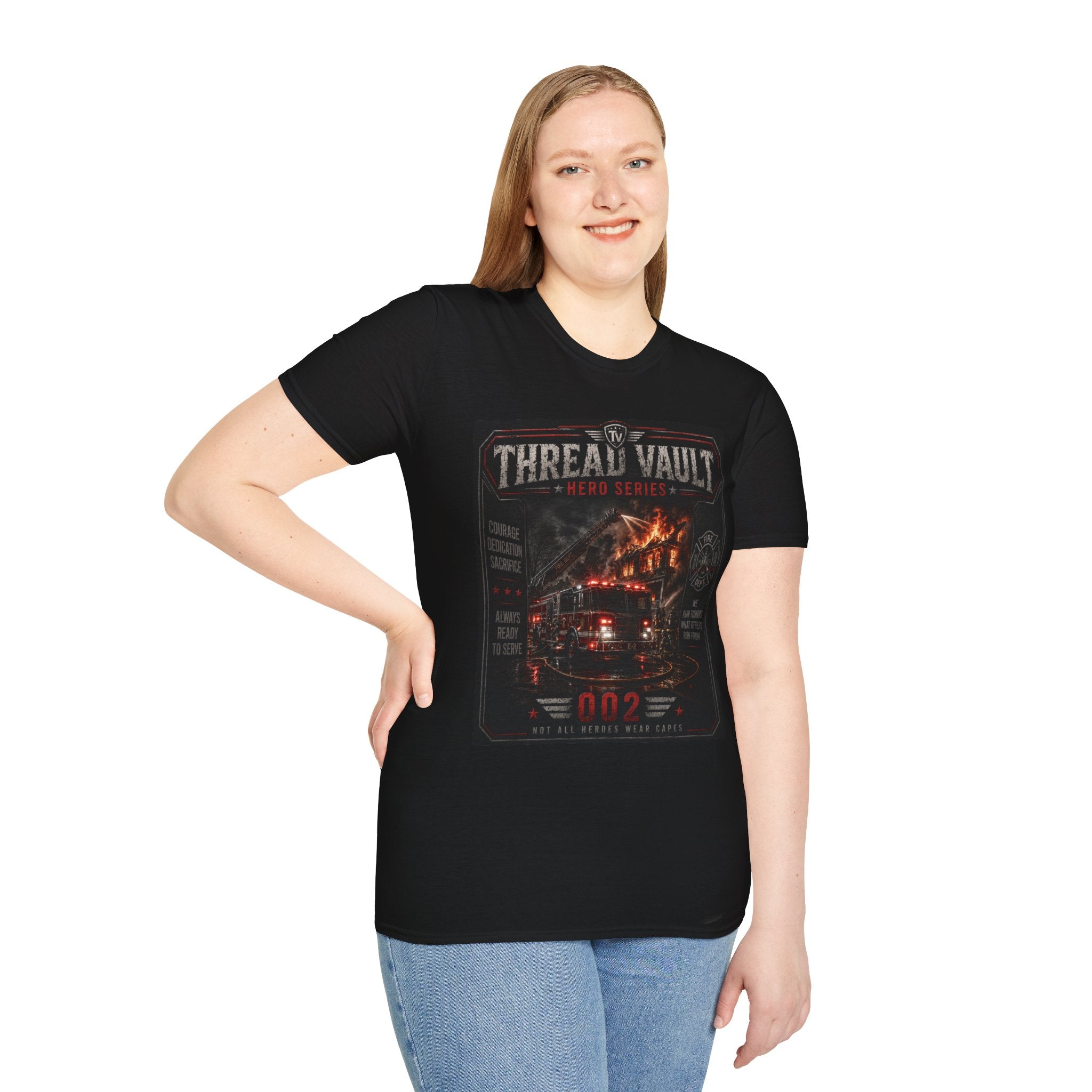 Into the Flames | Hero Series | TVHR-002 | Premium Graphic Tee