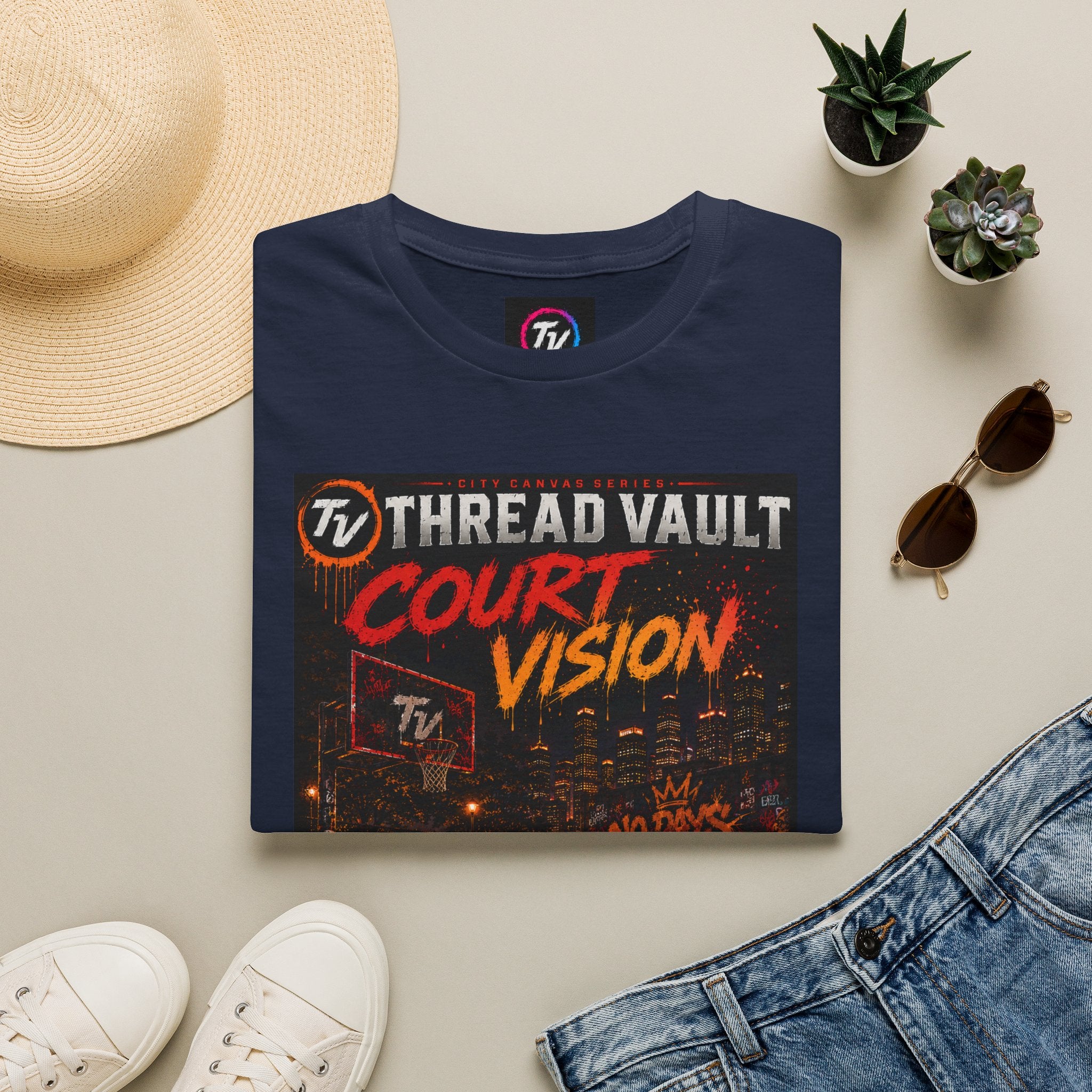Court Vision | City Canvas Series | CVC-005 | Premium Graphic Tee