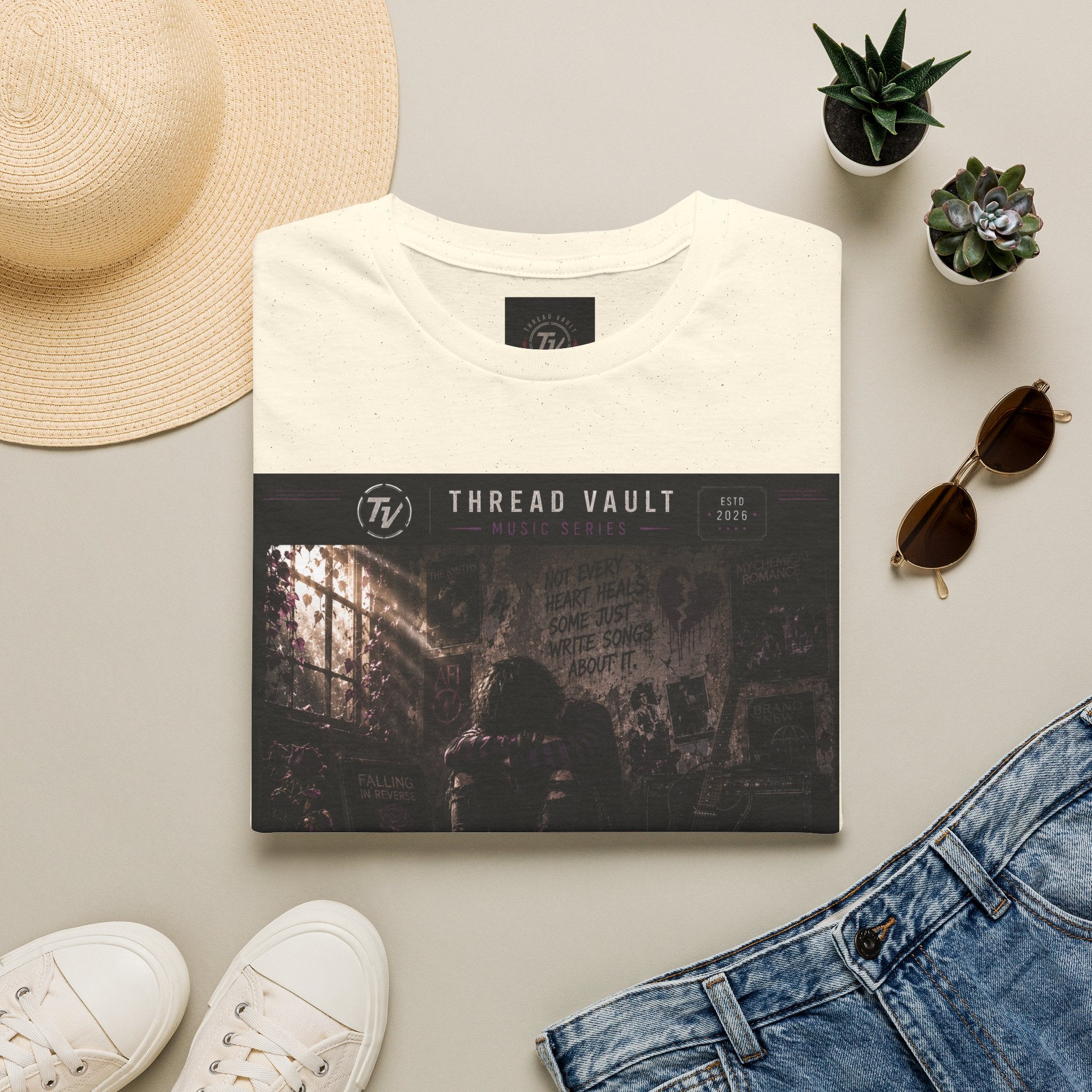 Broken Echoes | Music Series | TVM-002 | Premium Graphic Tee