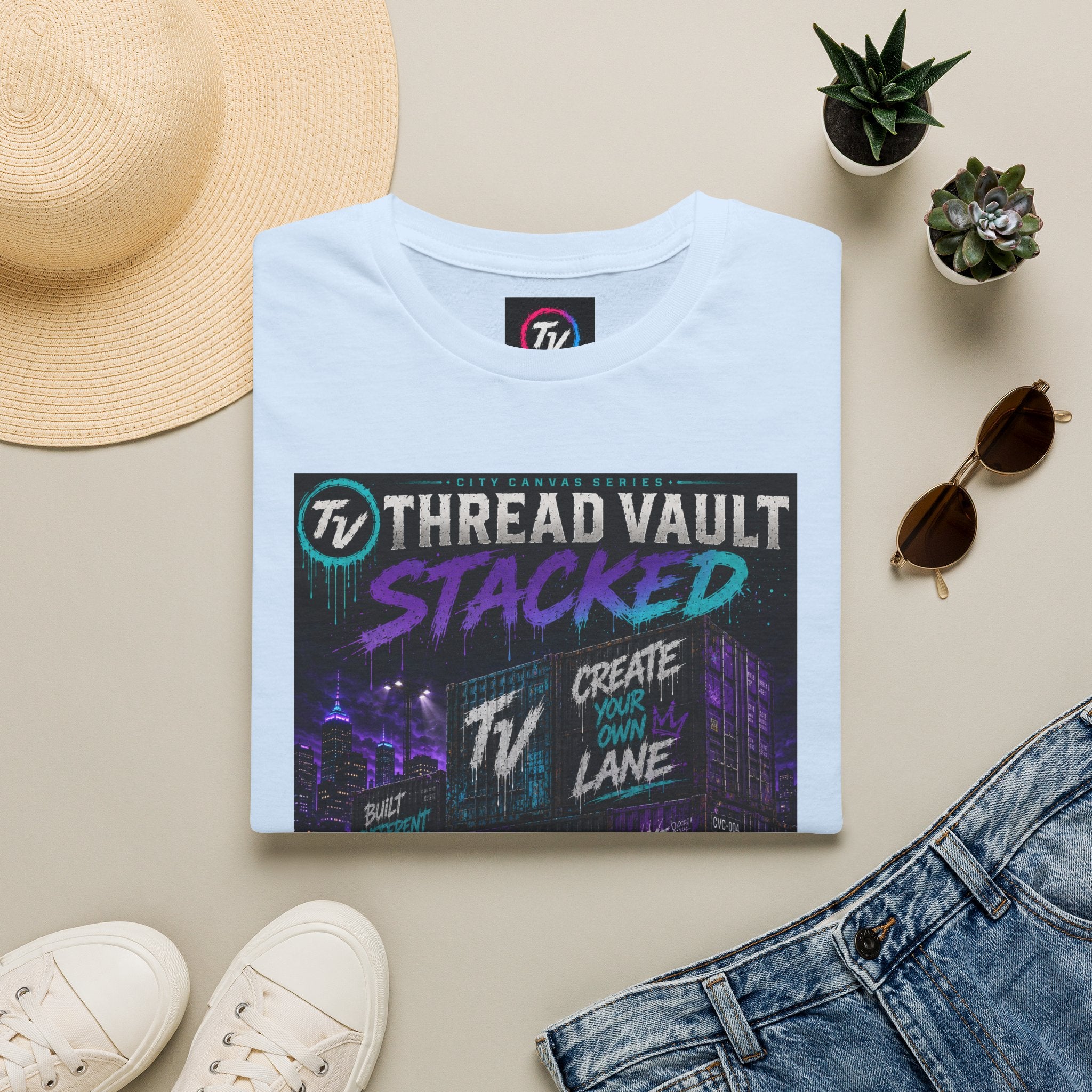 Stacked | City Canvas Series | CVC-004 | Premium Graphic Tee