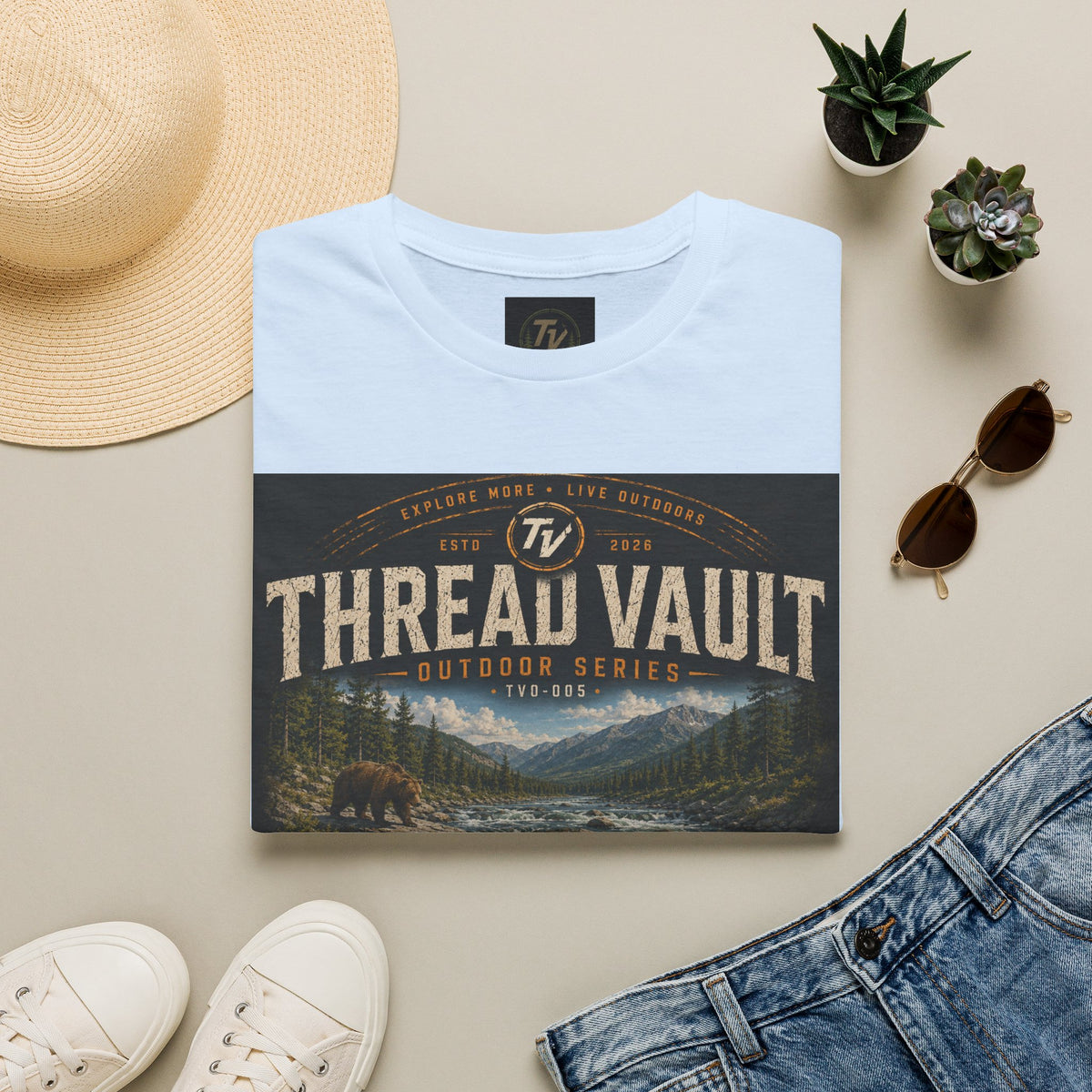 River Rapids | Outdoor Series | TVO-005 | Premium Graphic Tee