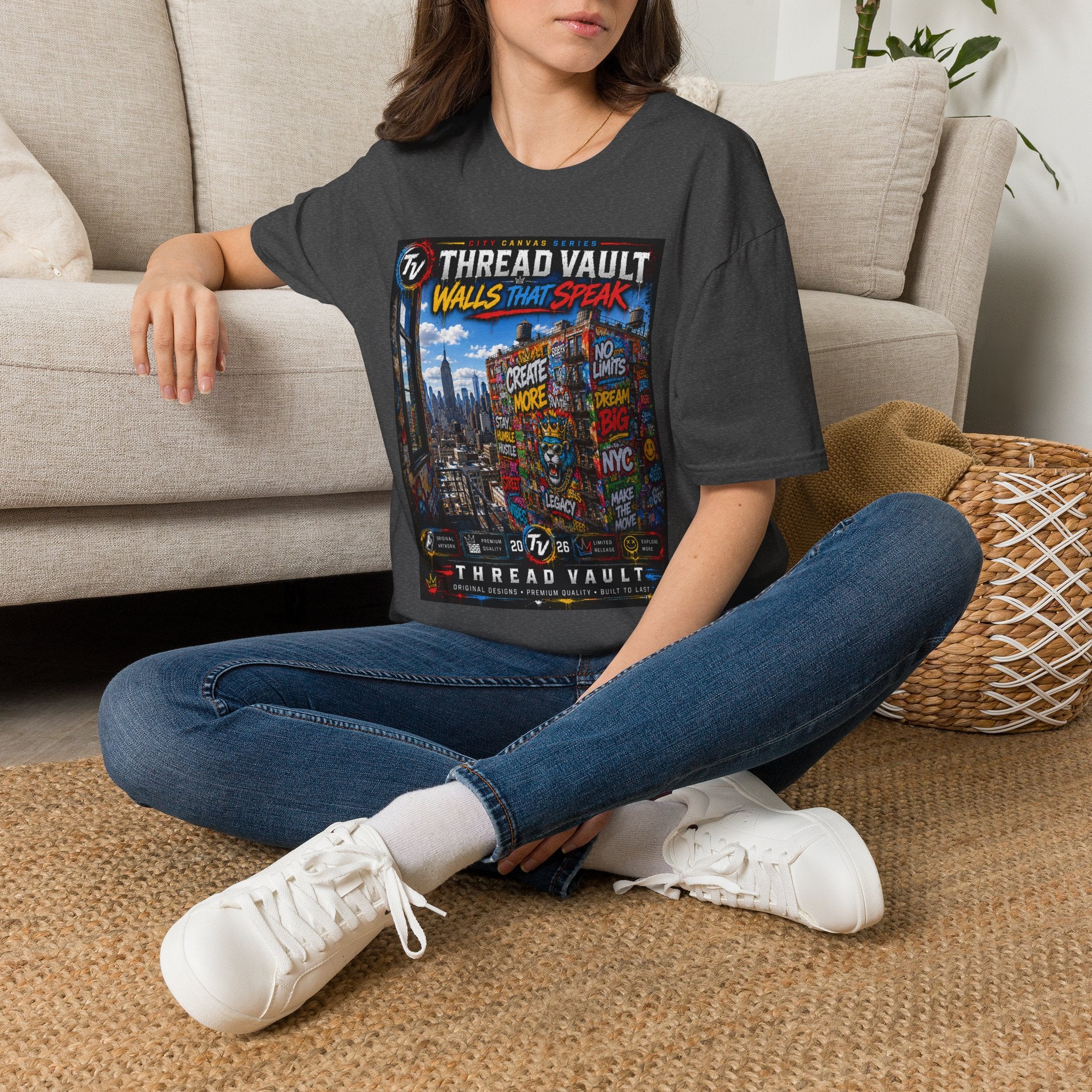 Walls That Speak | City Canvas Series | CVC-010 | Premium Graphic Tee