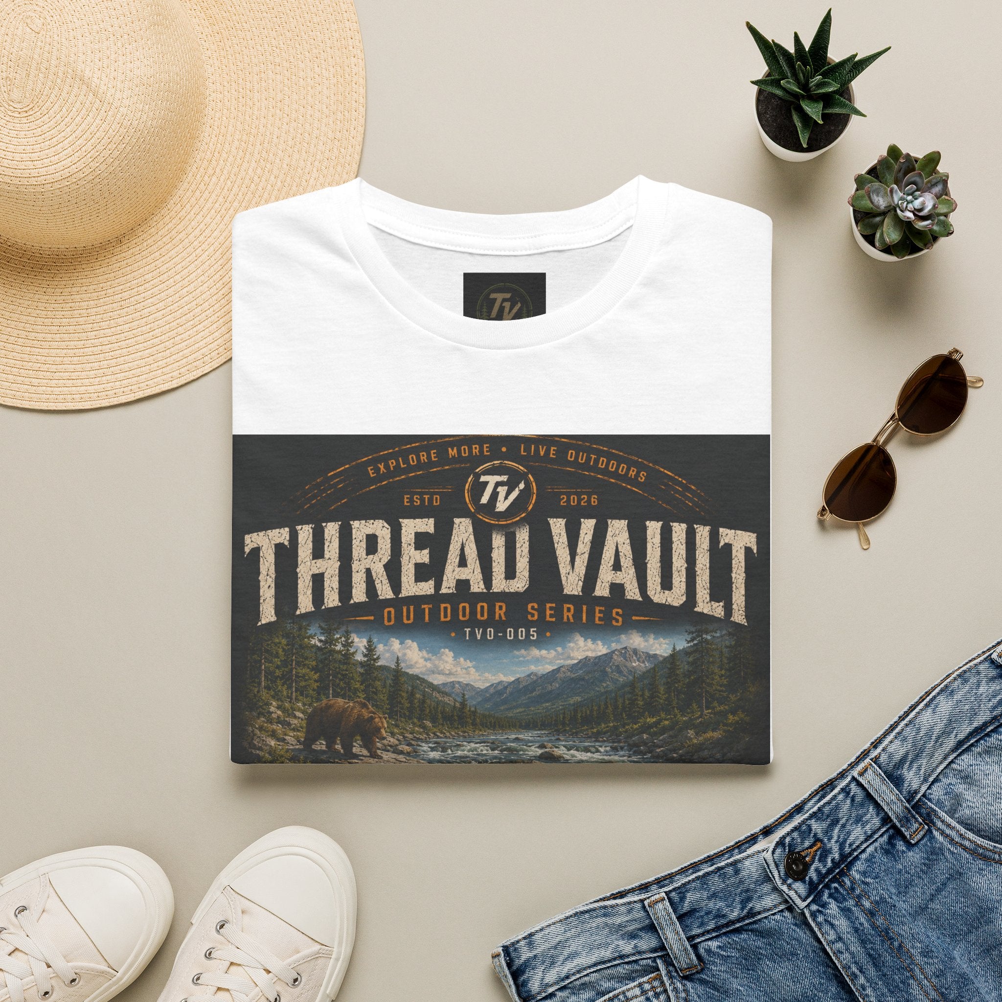 River Rapids | Outdoor Series | TVO-005 | Premium Graphic Tee