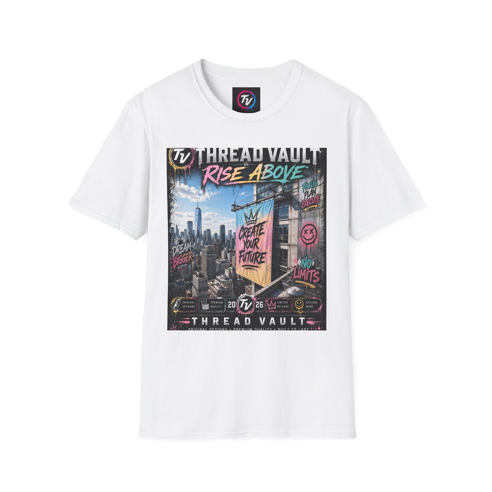 Rise Above | City Canvas Series | CVC-008 | Premium Graphic Tee