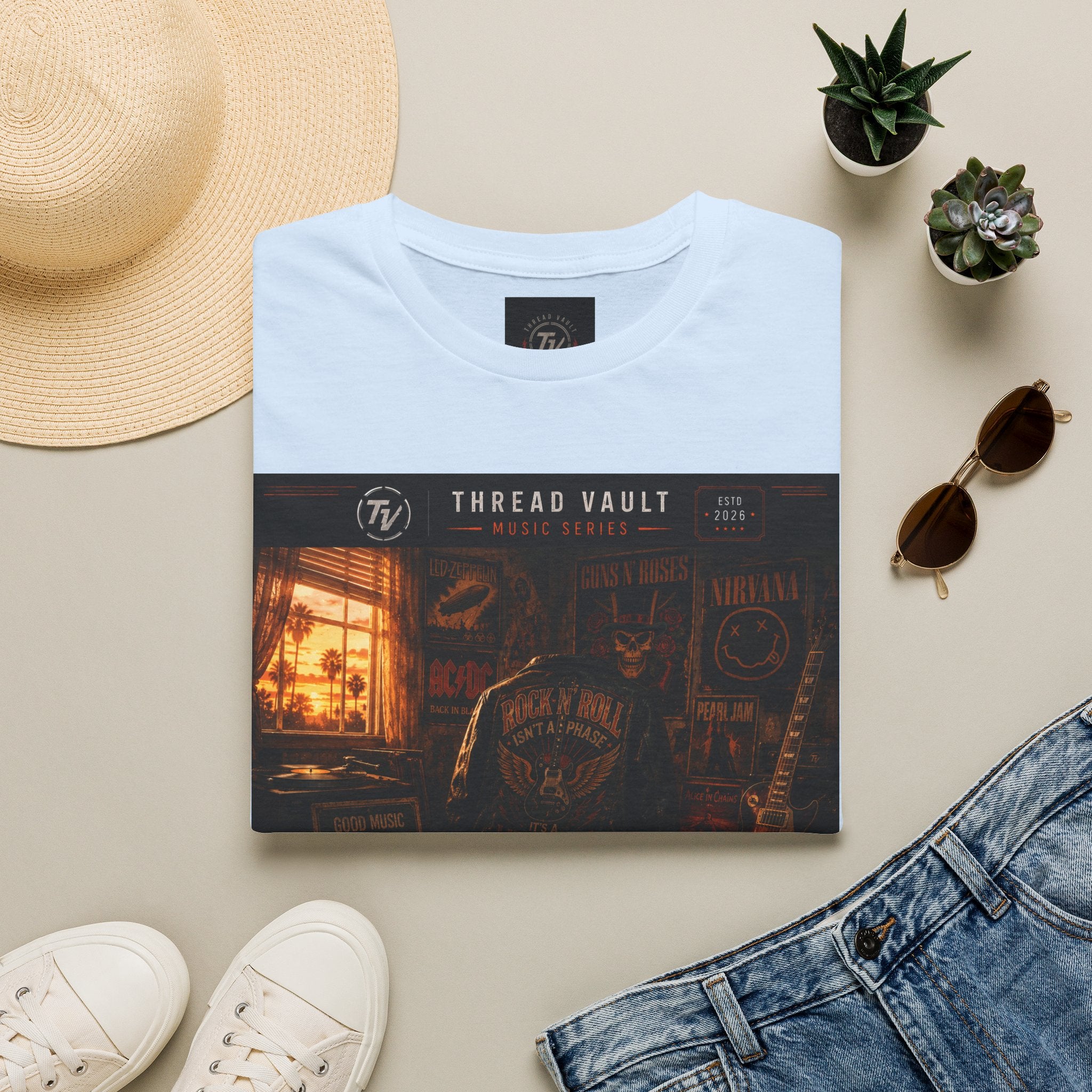 Long Live Rock & Roll | Music Series | TVM-003 | Premium Graphic Tee