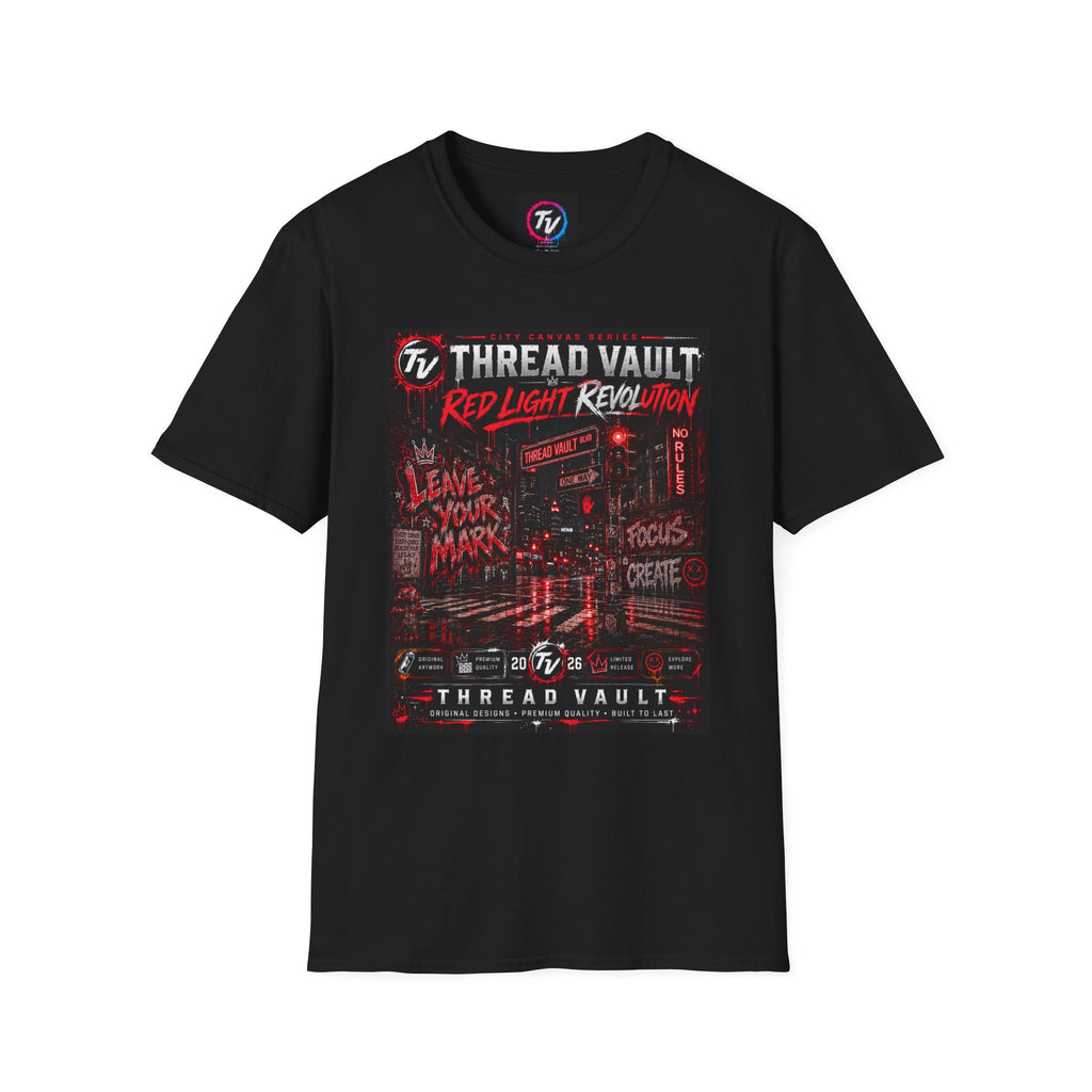 Red Light Revolution | City Canvas Series | CVC-007 | Premium Graphic Tee