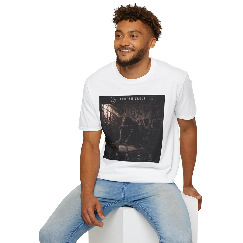 Broken Echoes | Music Series | TVM-002 | Premium Graphic Tee