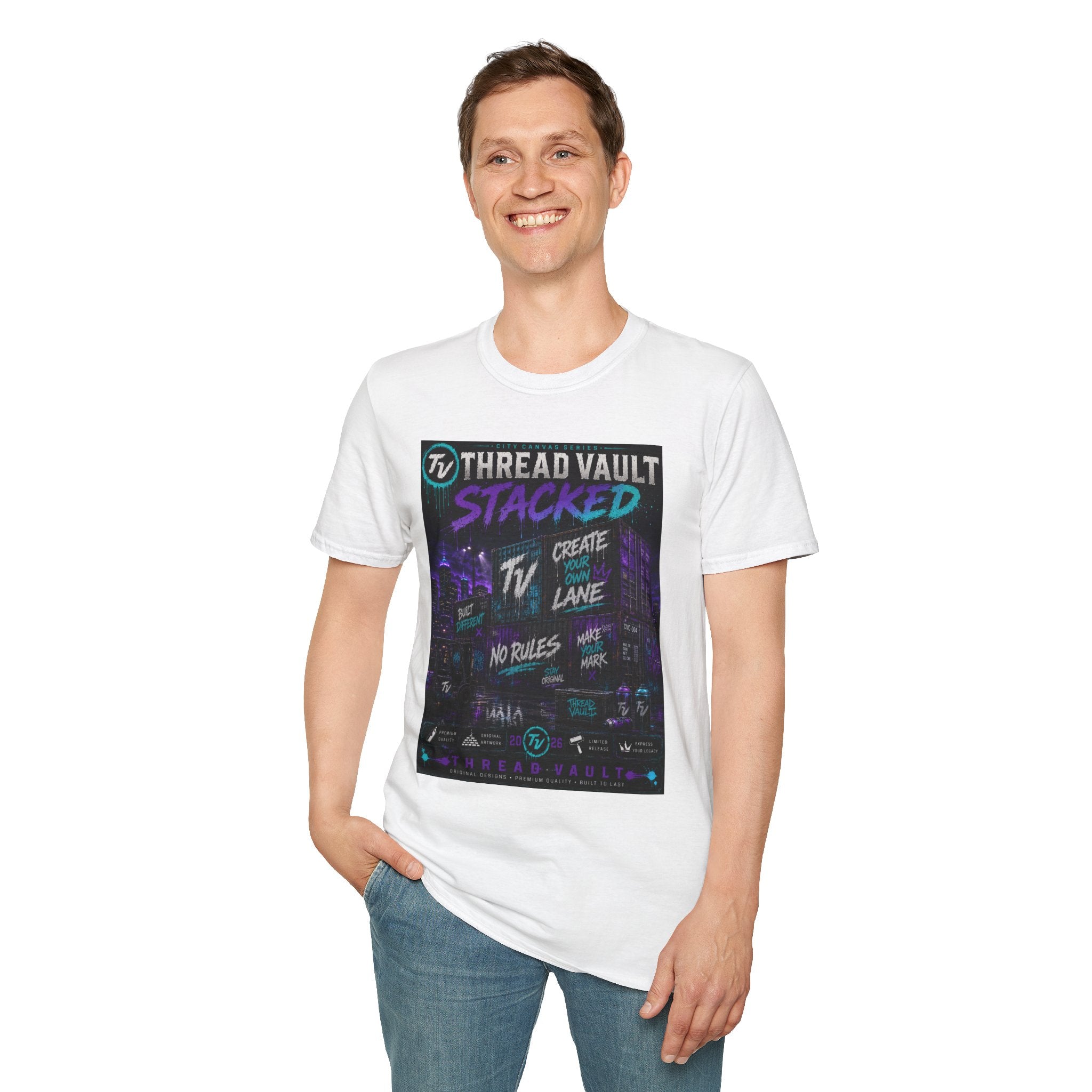 Stacked | City Canvas Series | CVC-004 | Premium Graphic Tee