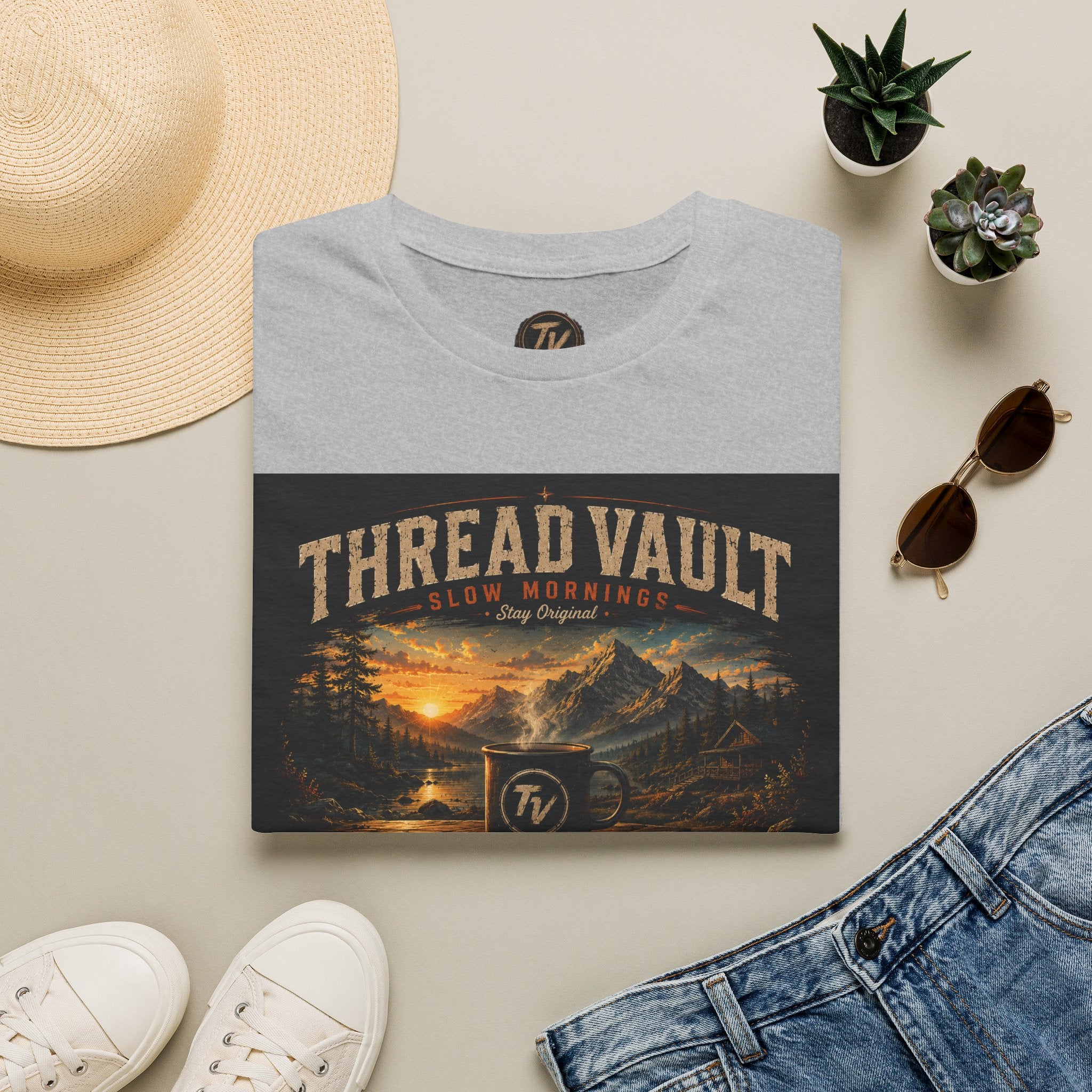 Slow Mornings | Signature Series | TVC-003 | Premium Graphic Tee