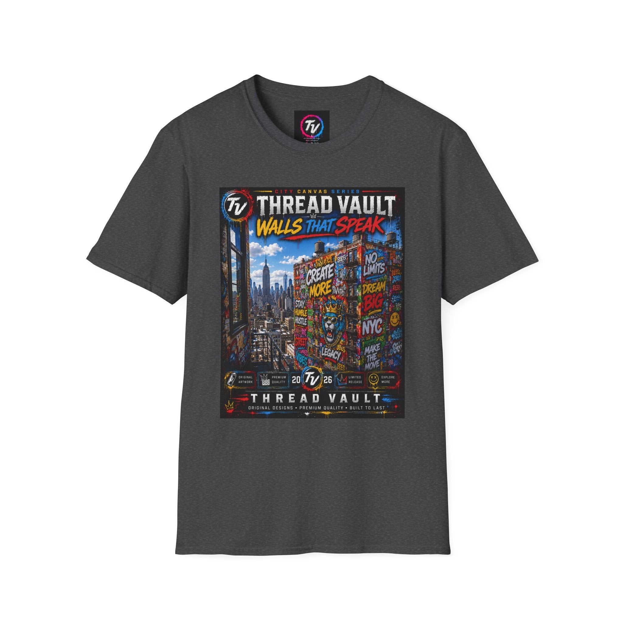 Walls That Speak | City Canvas Series | CVC-010 | Premium Graphic Tee