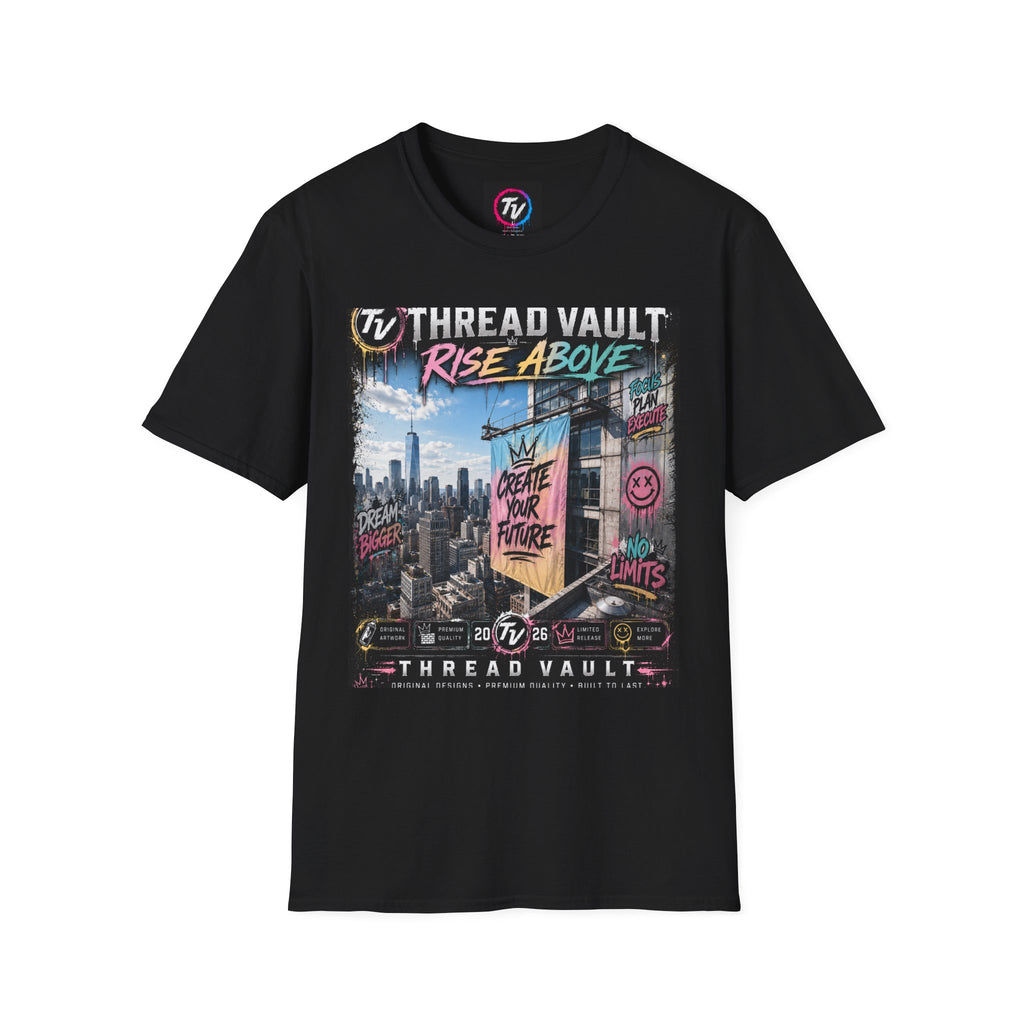 Rise Above | City Canvas Series | CVC-008 | Premium Graphic Tee