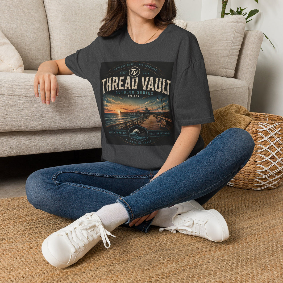 Boardwalk Sunset | Outdoor Series | TVO-004 | Premium Graphic Tee