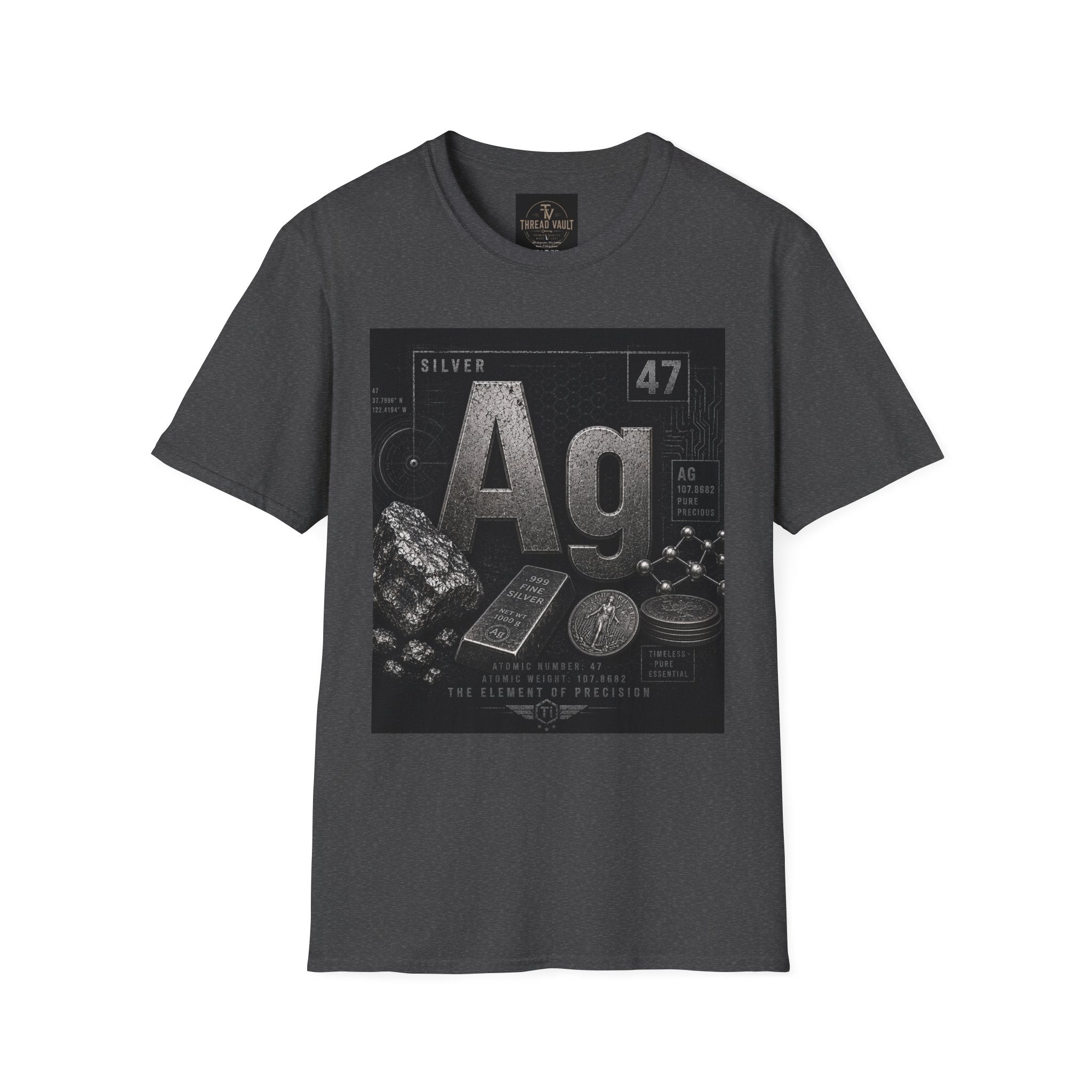 Silver | Element Series TVE-006 | Premium Graphic Tee