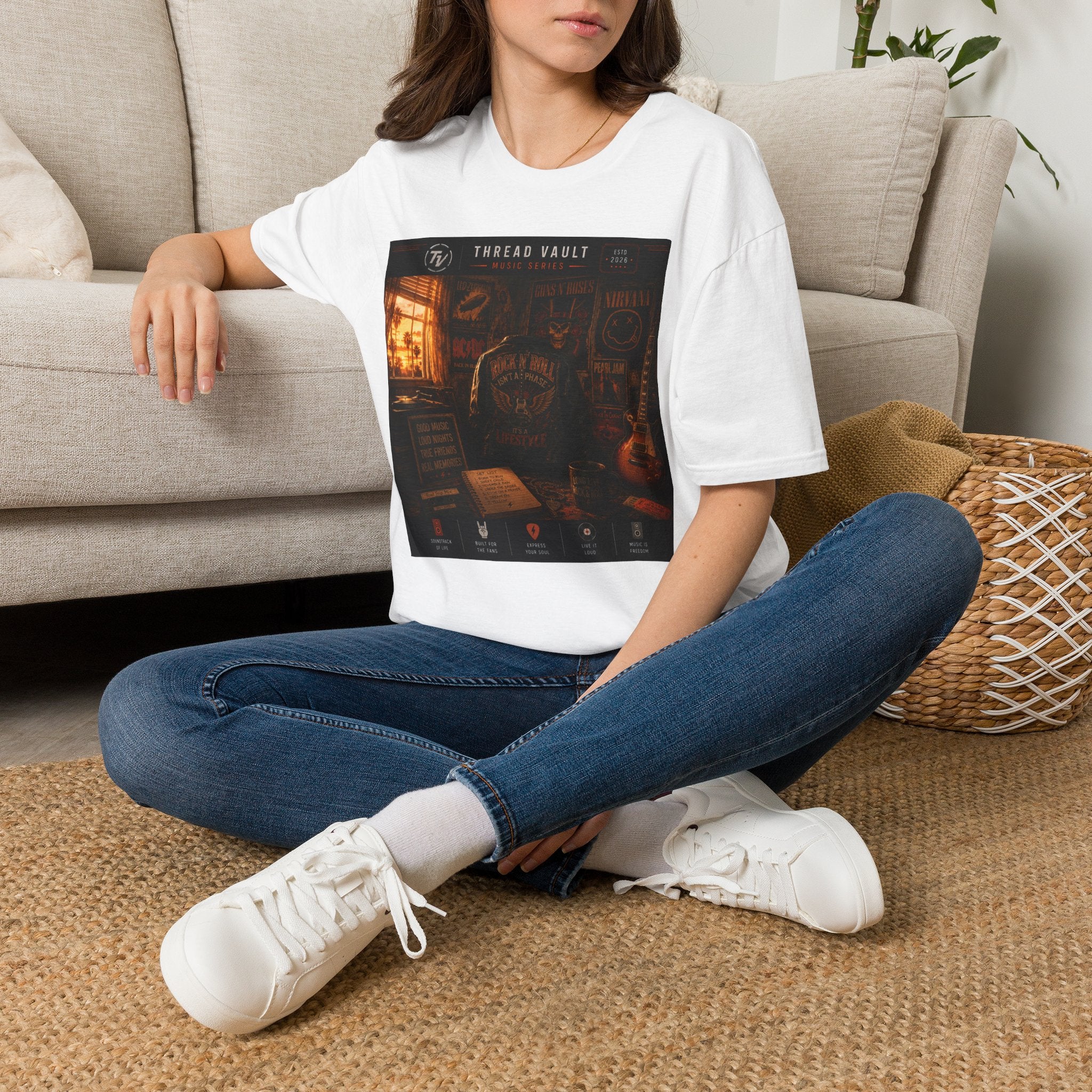 Long Live Rock & Roll | Music Series | TVM-003 | Premium Graphic Tee