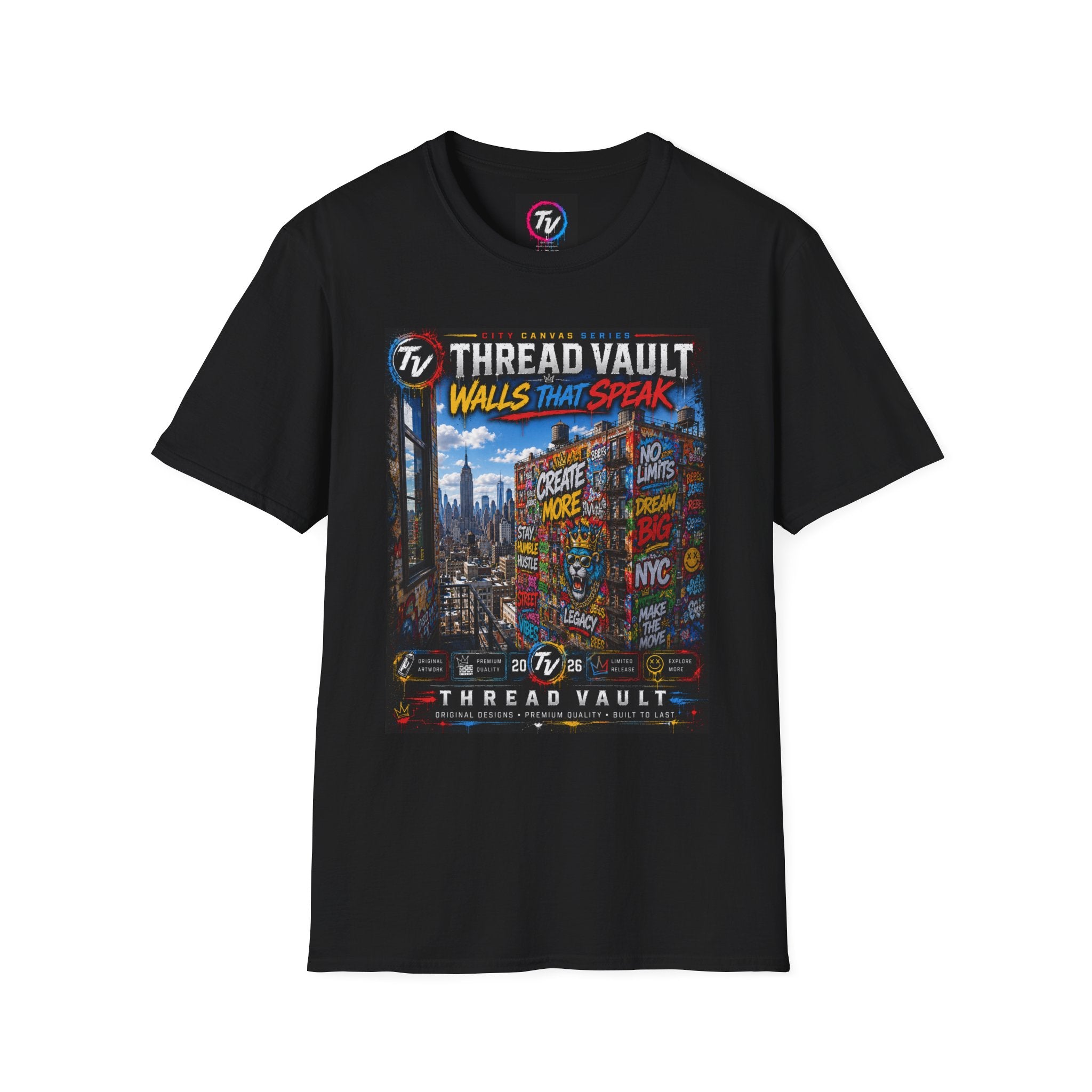 Walls That Speak | City Canvas Series | CVC-010 | Premium Graphic Tee