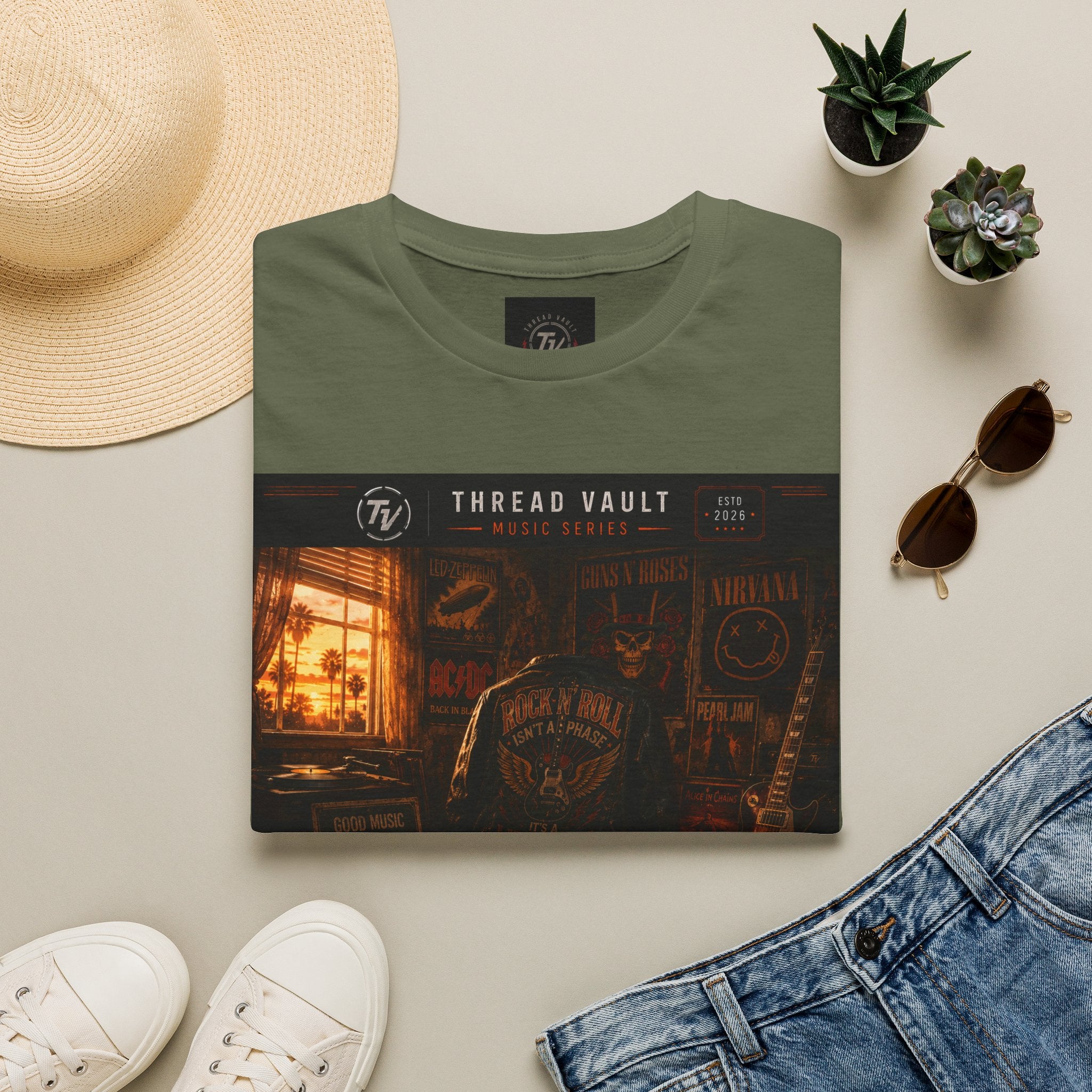 Long Live Rock & Roll | Music Series | TVM-003 | Premium Graphic Tee