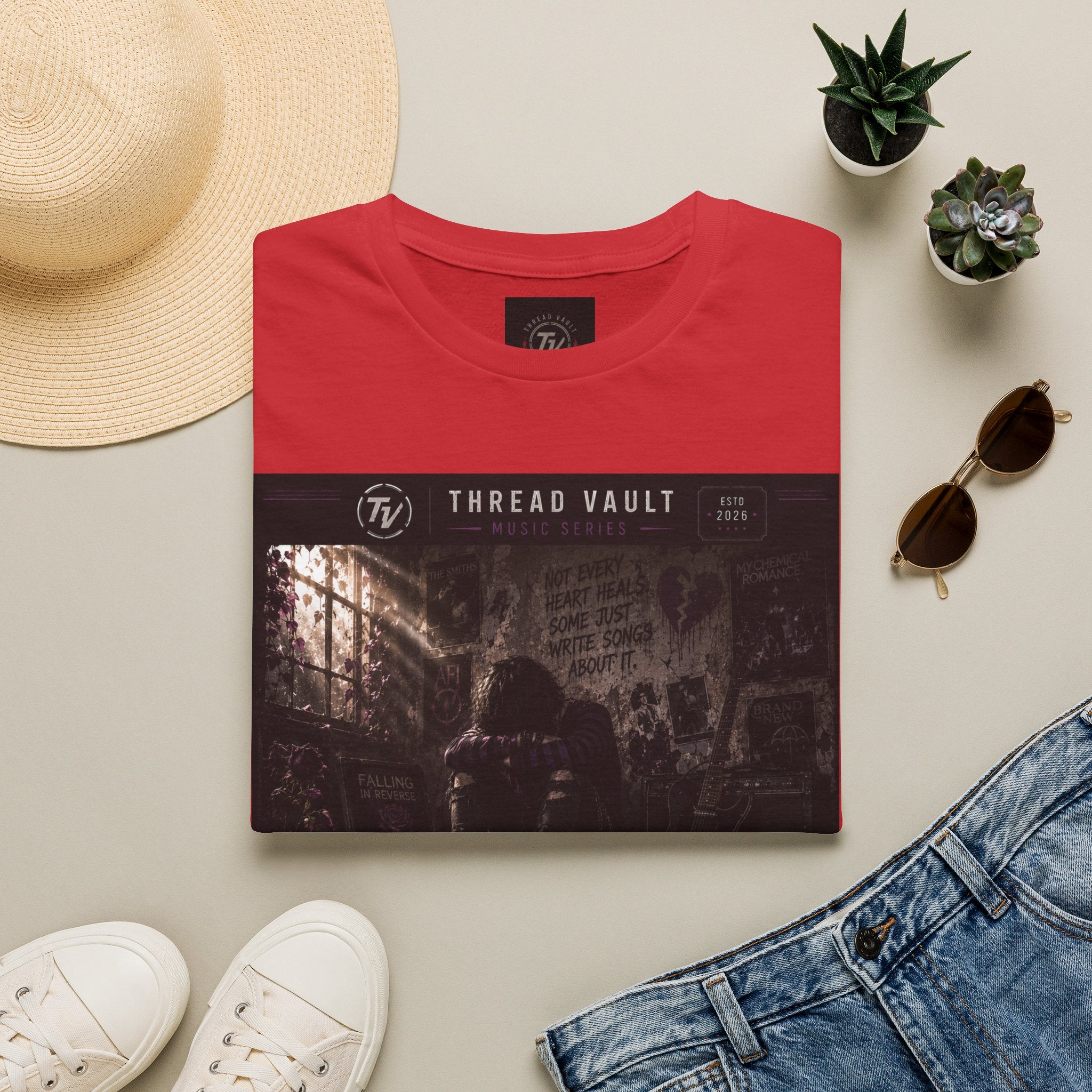 Broken Echoes | Music Series | TVM-002 | Premium Graphic Tee