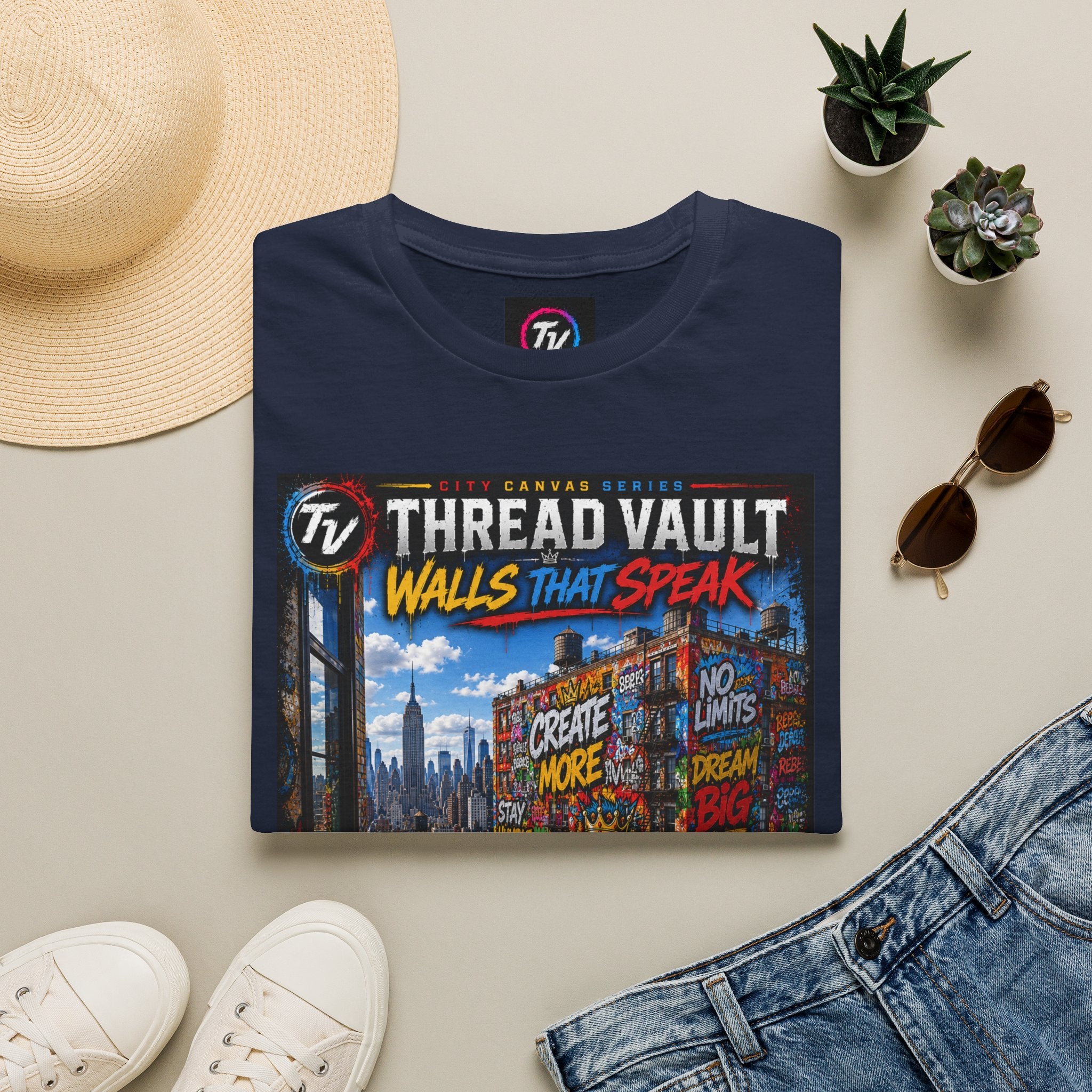 Walls That Speak | City Canvas Series | CVC-010 | Premium Graphic Tee