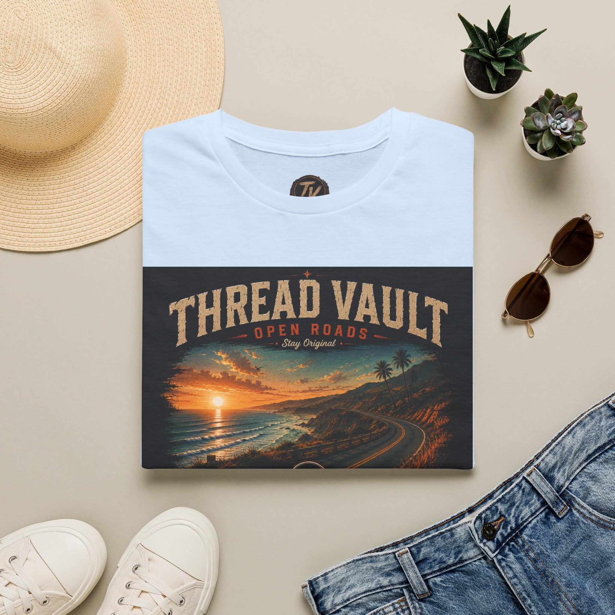 Open Roads | Signature Series | TVC-004 | Premium Graphic Tee