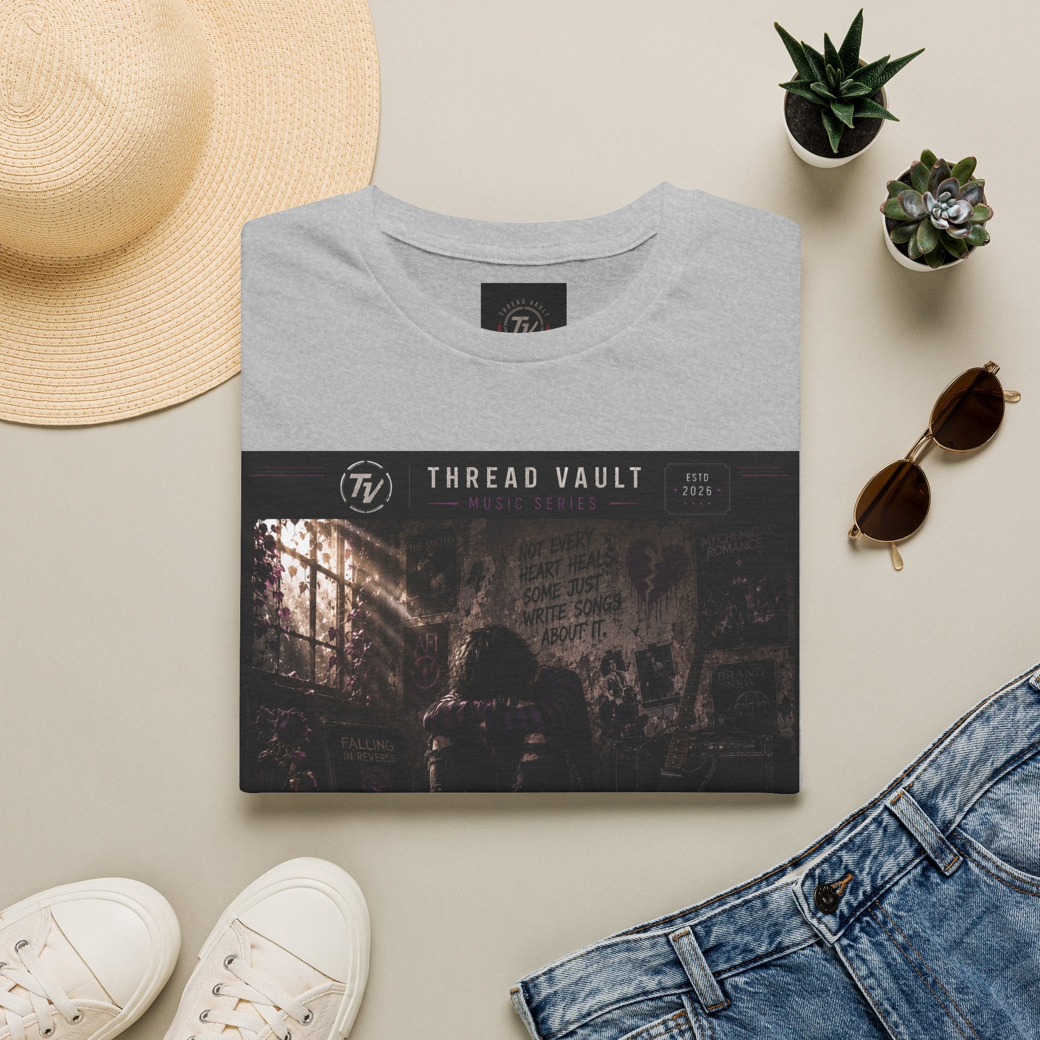 Broken Echoes | Music Series | TVM-002 | Premium Graphic Tee