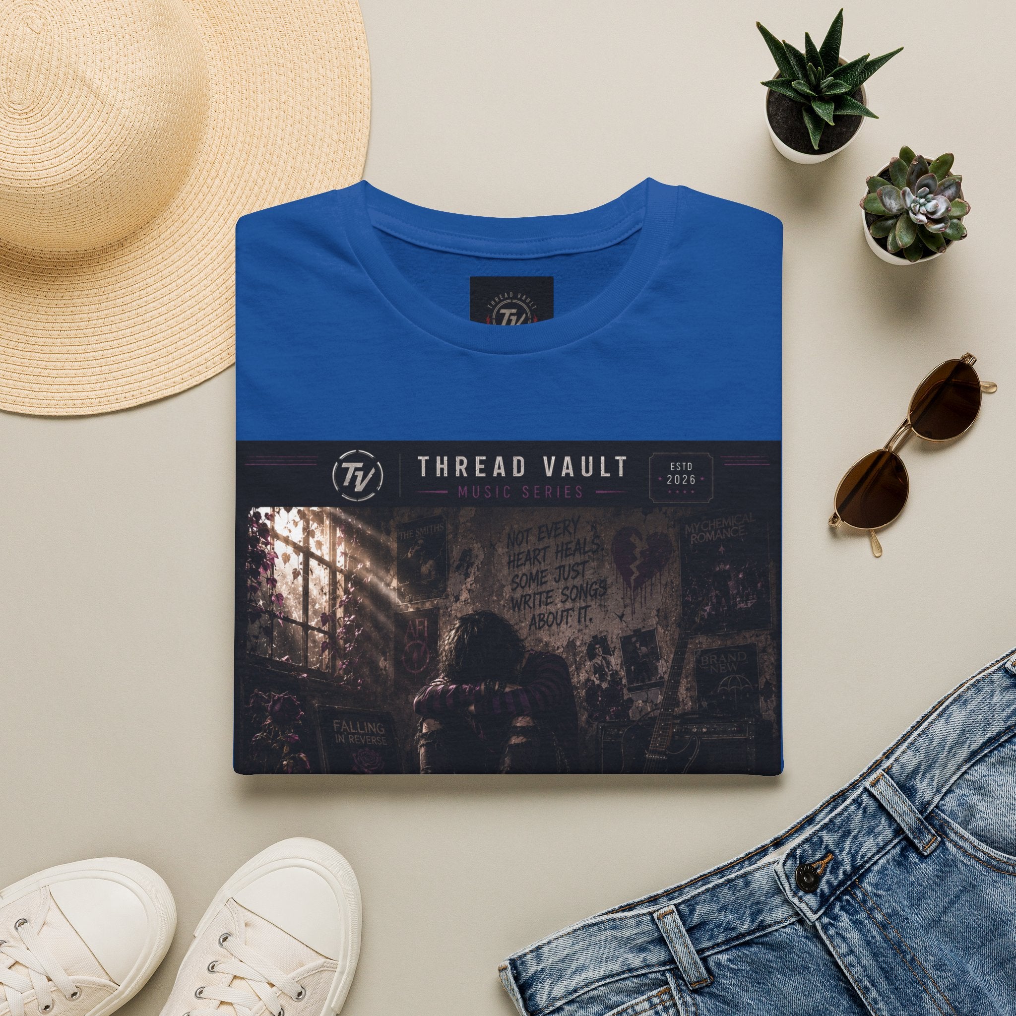 Broken Echoes | Music Series | TVM-002 | Premium Graphic Tee