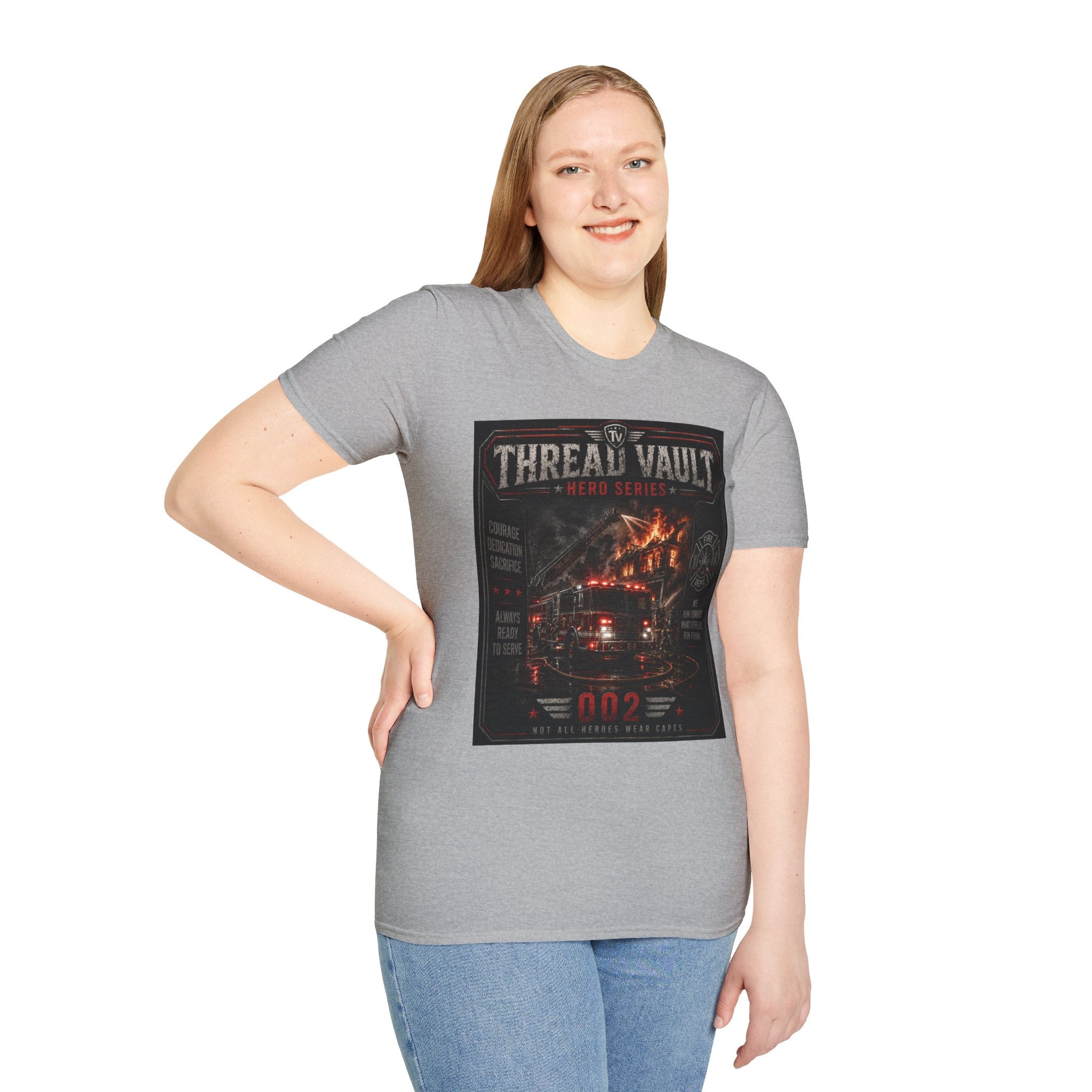 Into the Flames | Hero Series | TVHR-002 | Premium Graphic Tee